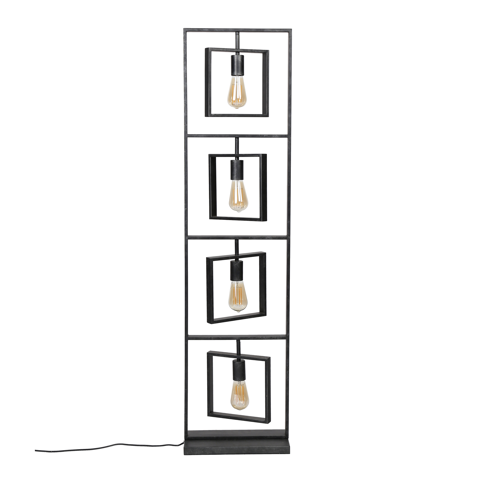 Golvlampa 4L Turn square / Charcoal