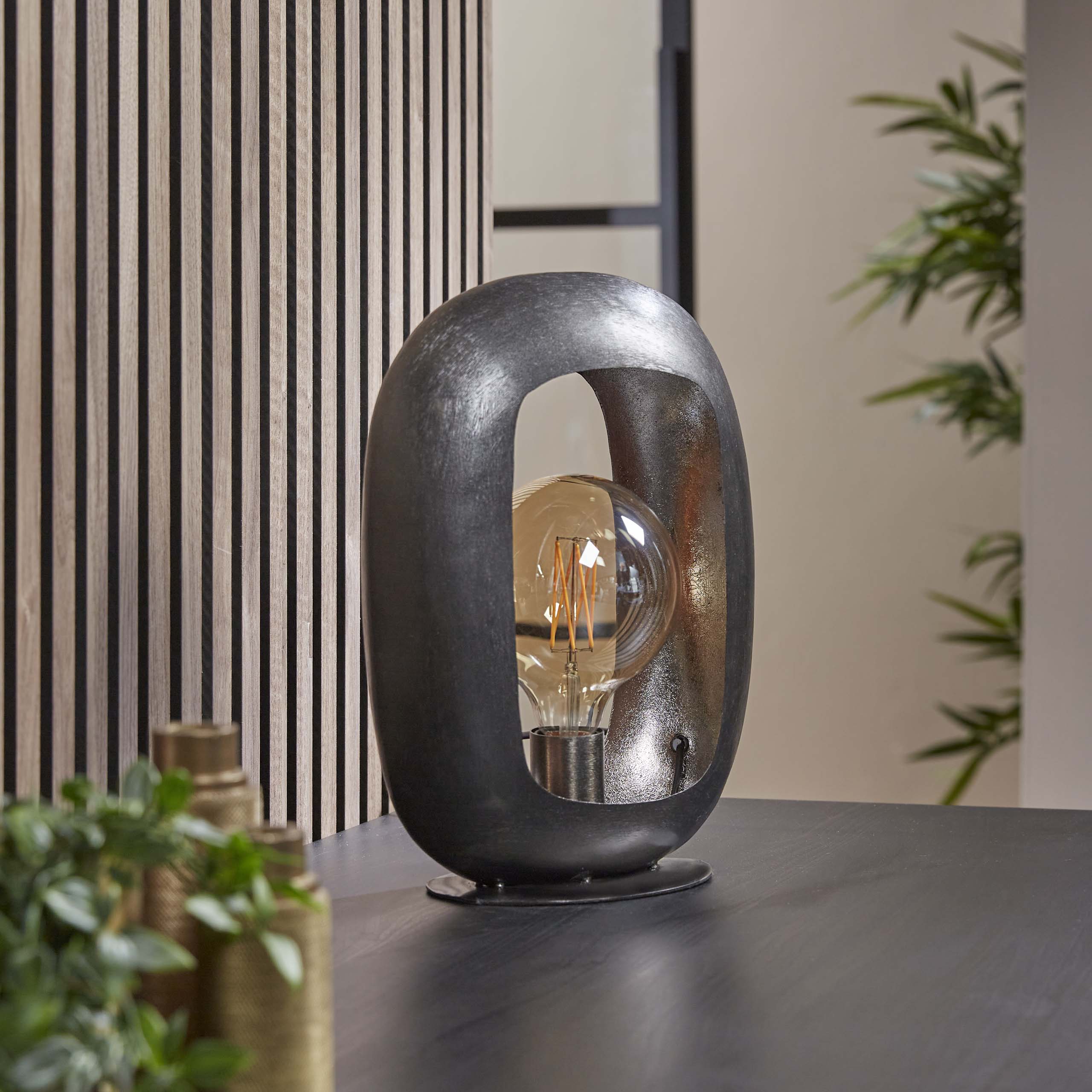 Bordslampa Arch L / Svart nickel