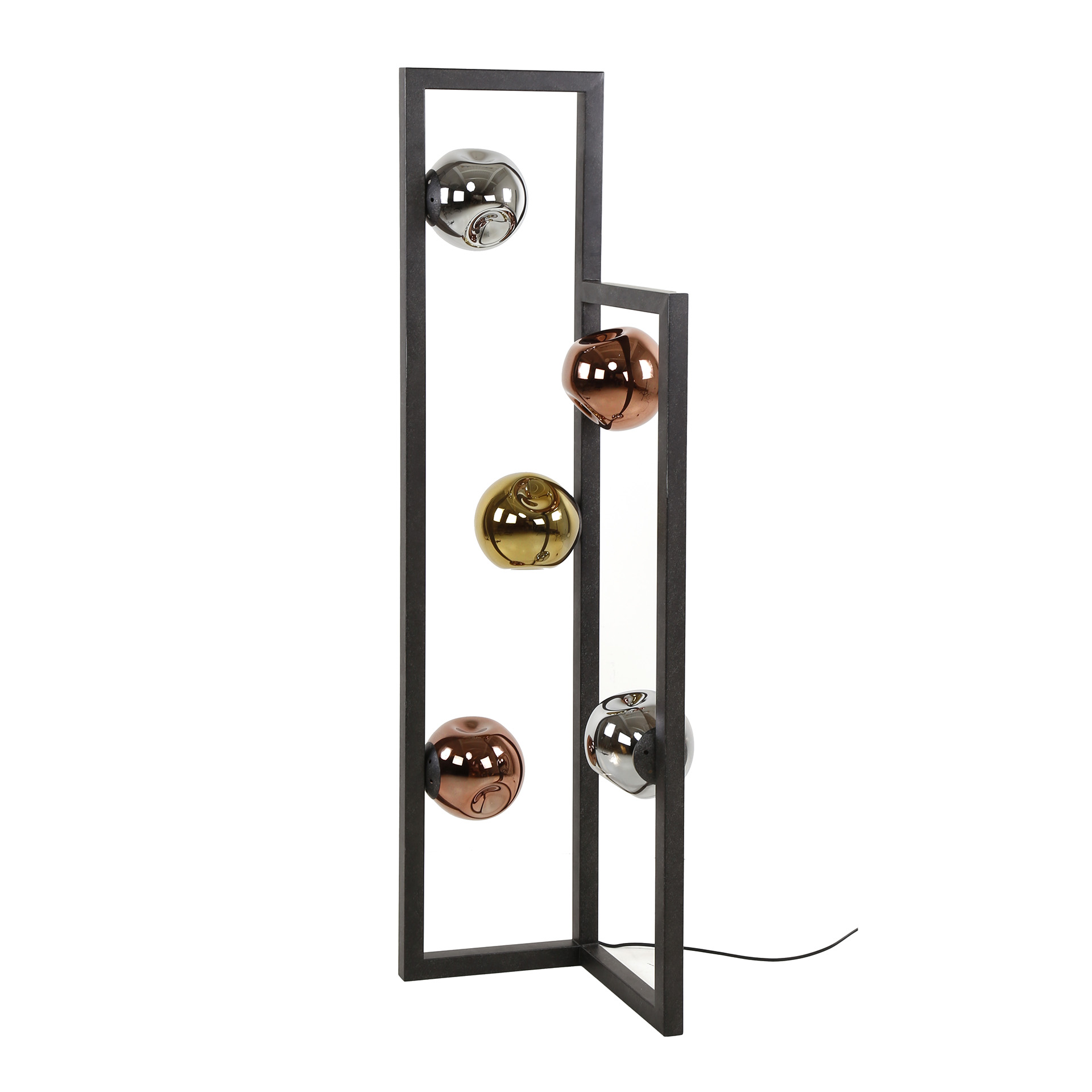 Golvlampa Stellar 5-ljus Artic svart