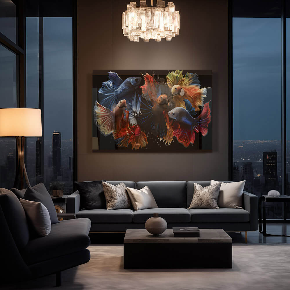 Colourful Fishes – Glas