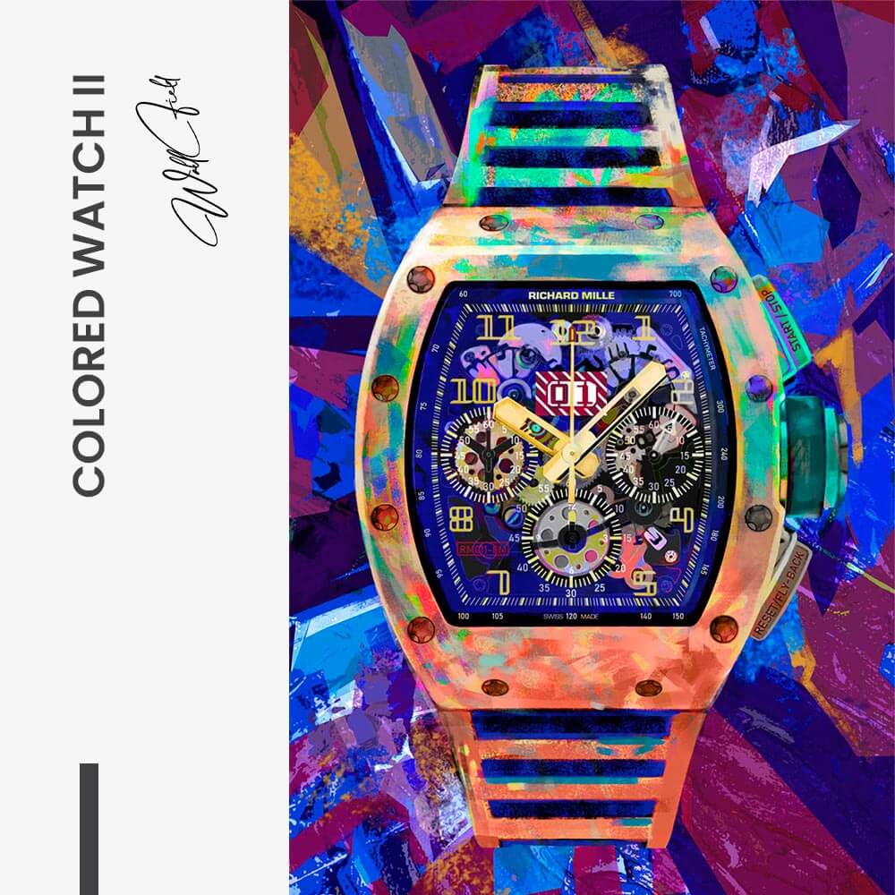 Colored Watch II – Glas