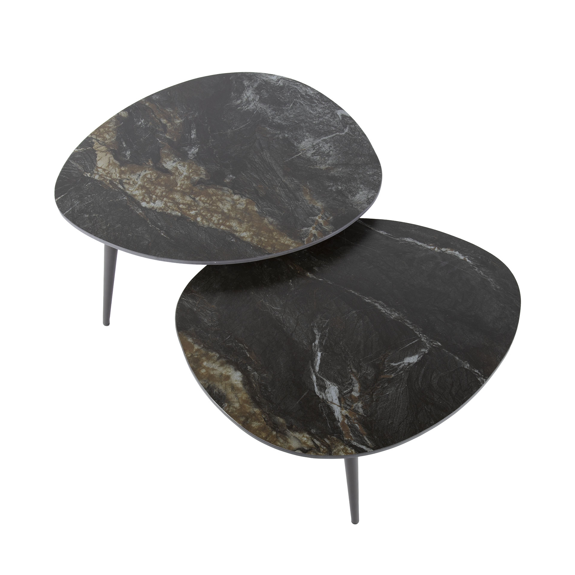 Soffbord Fossil ekologiskt - set om 2 - Keramik