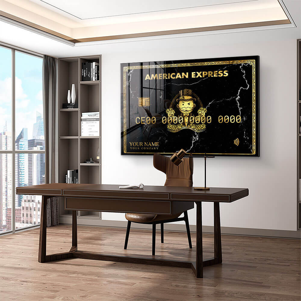 Custom AMEX (Gold) – Glas