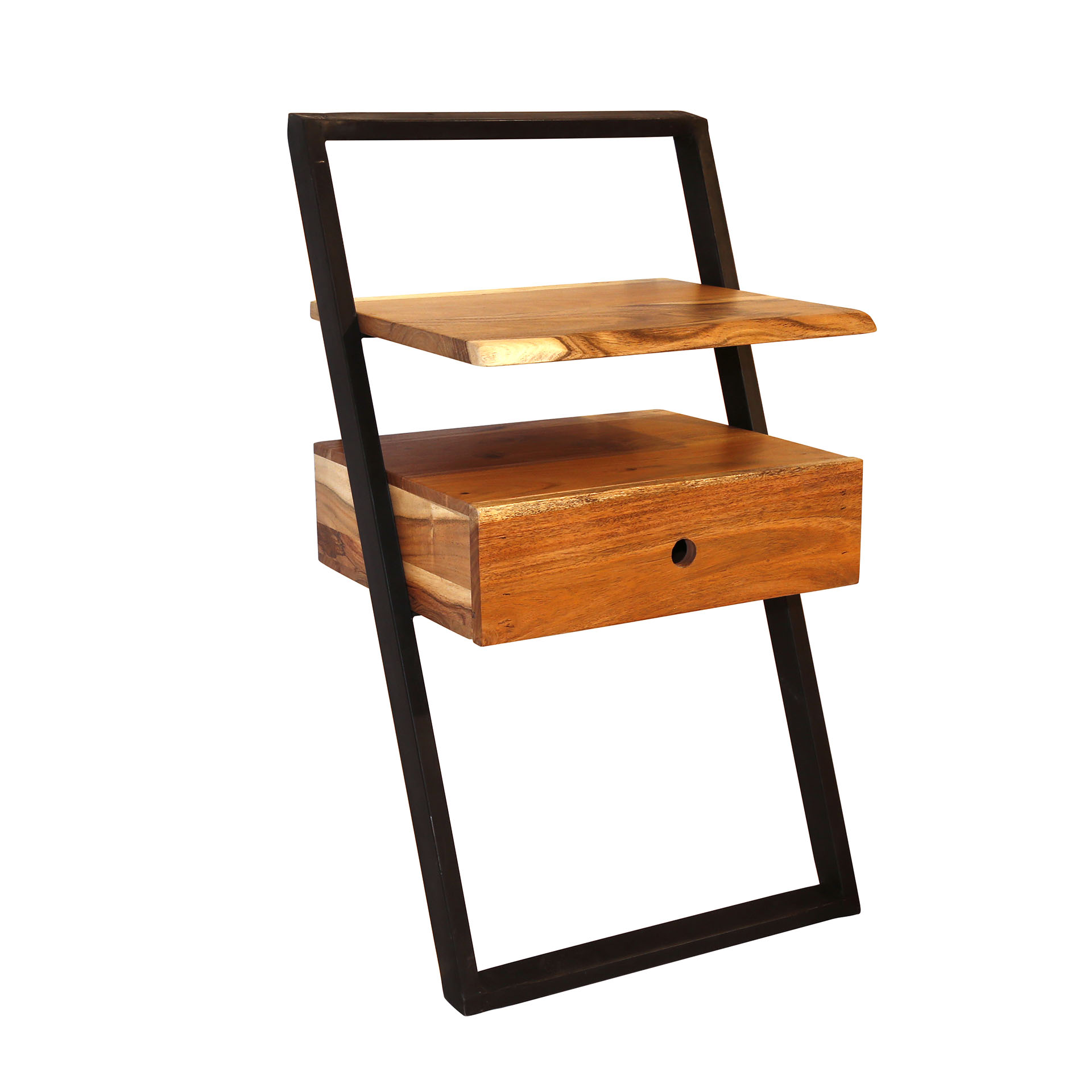 Sängbord magert / Solid akacia naturell