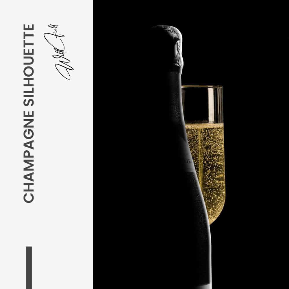 Champagne Silhouette – Glas
