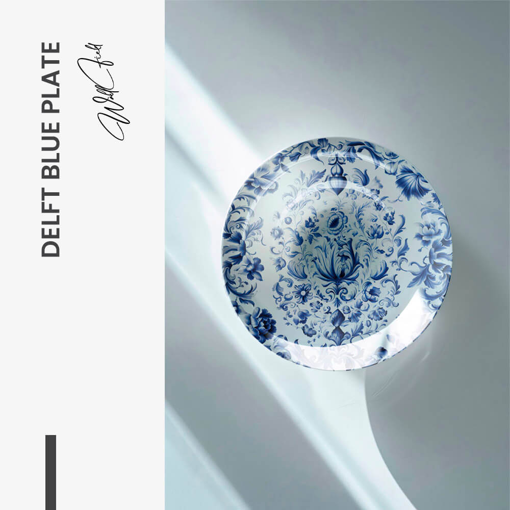 Delft Blue Plate – Glas