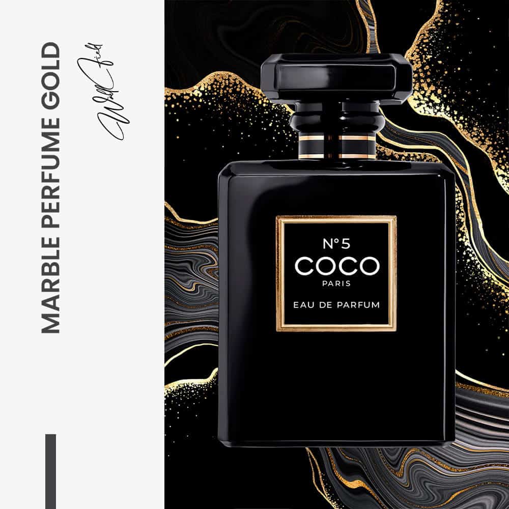 Marble Perfume Gold – Glas