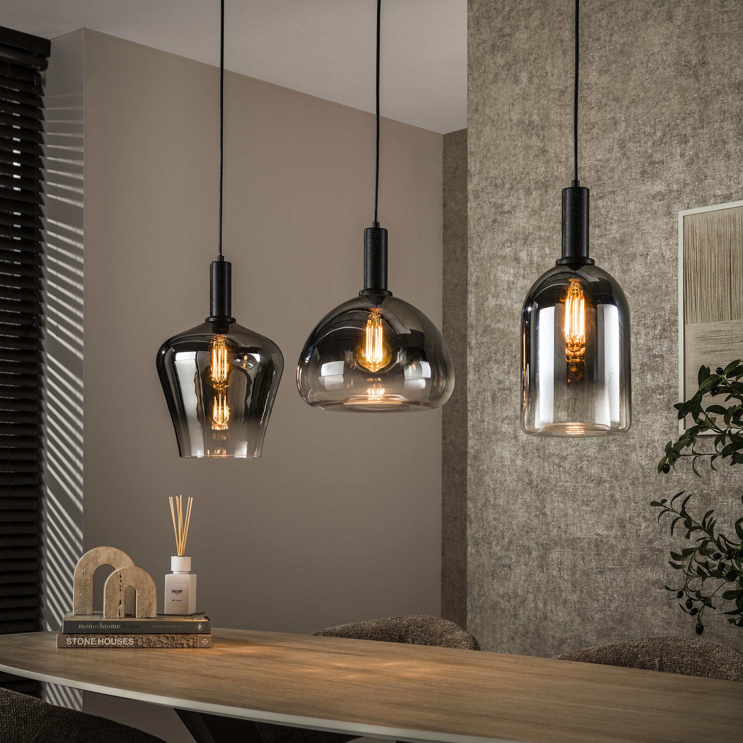 Hänglampa Zenith 3-light - Artic svart