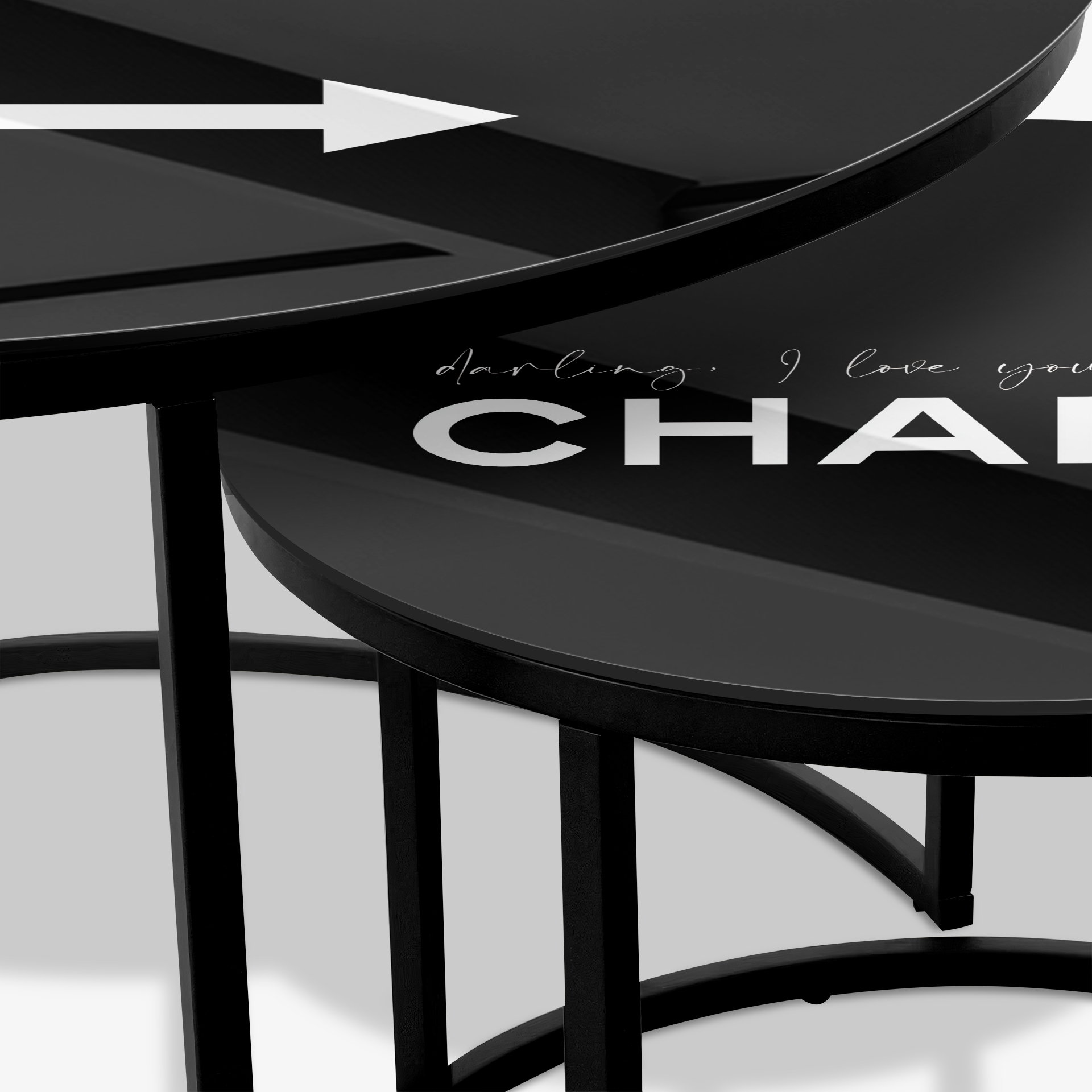 Soffbord Svart - Fashion Noir
