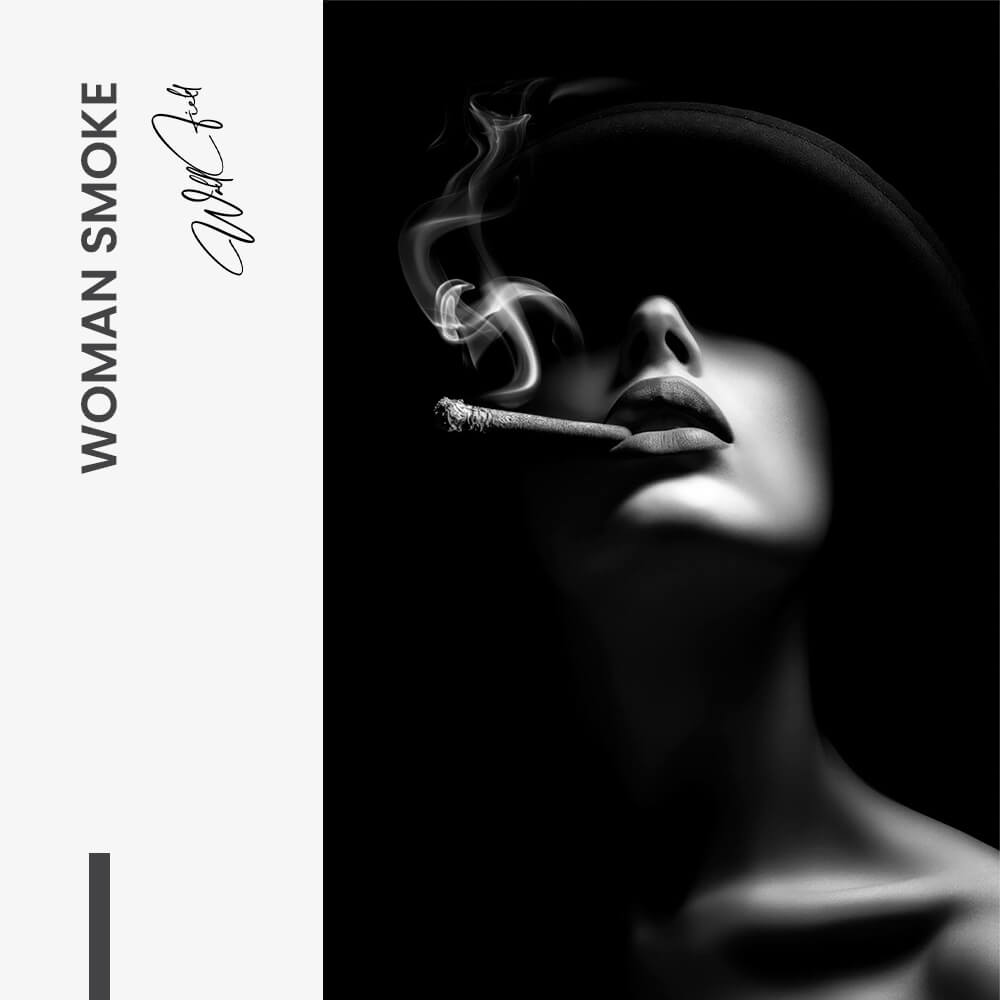Woman Smoke – Glas