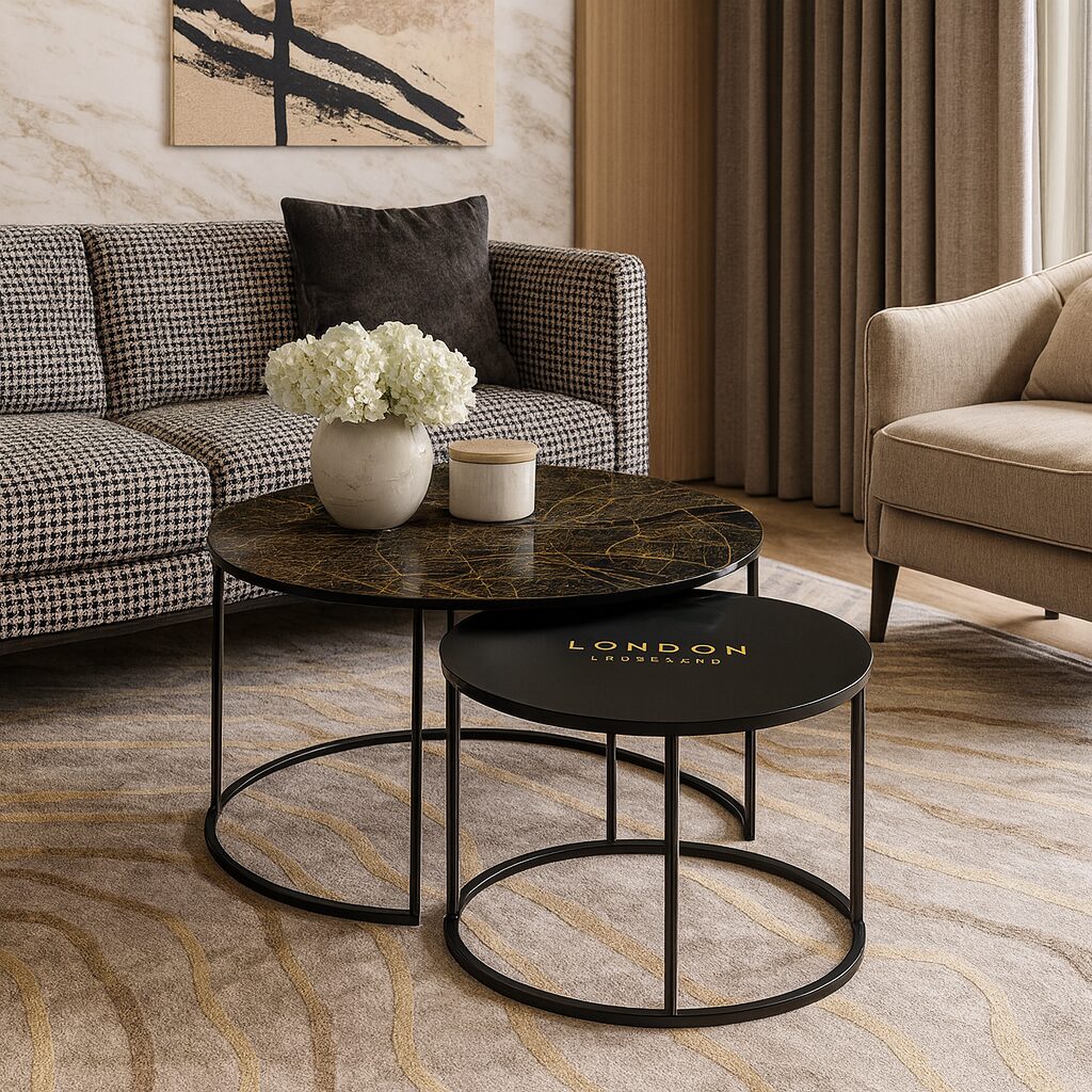 Soffbord Svart - London Gold