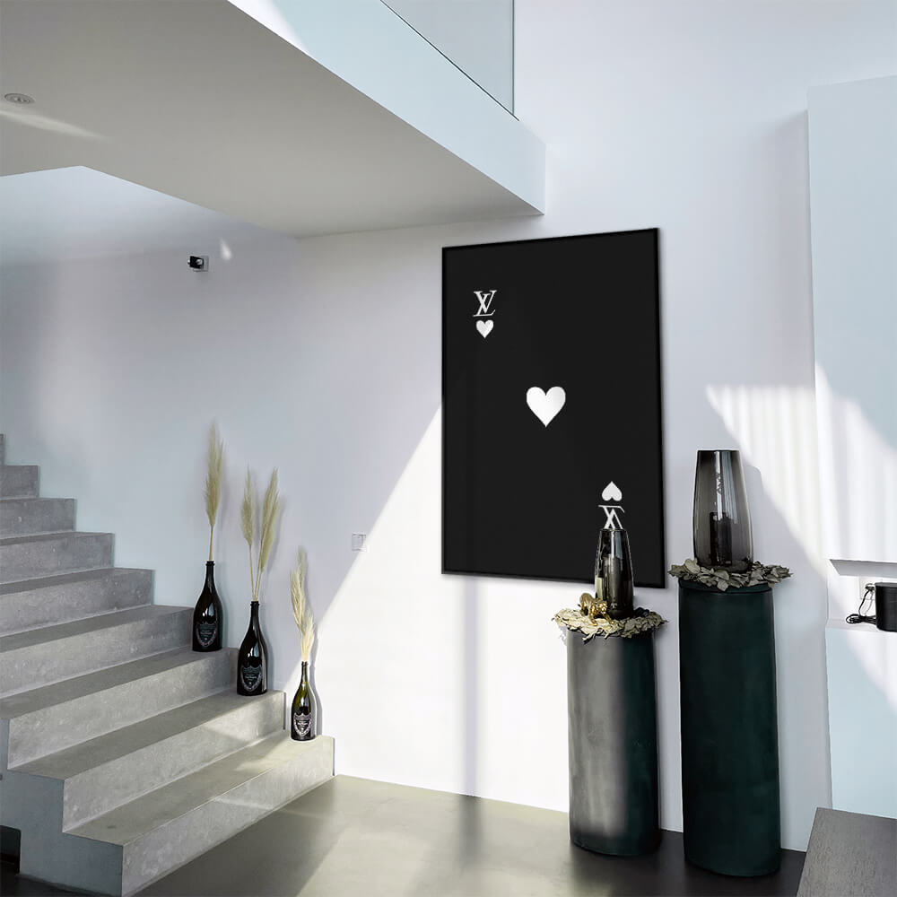 "LV Hearts Noir"