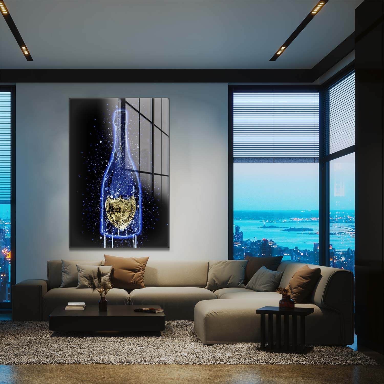 Blue Champagne (Limited Edition) – Glas