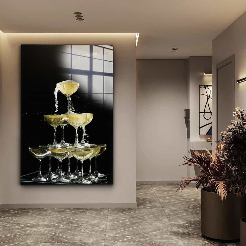 Champagne Fountain – Glas