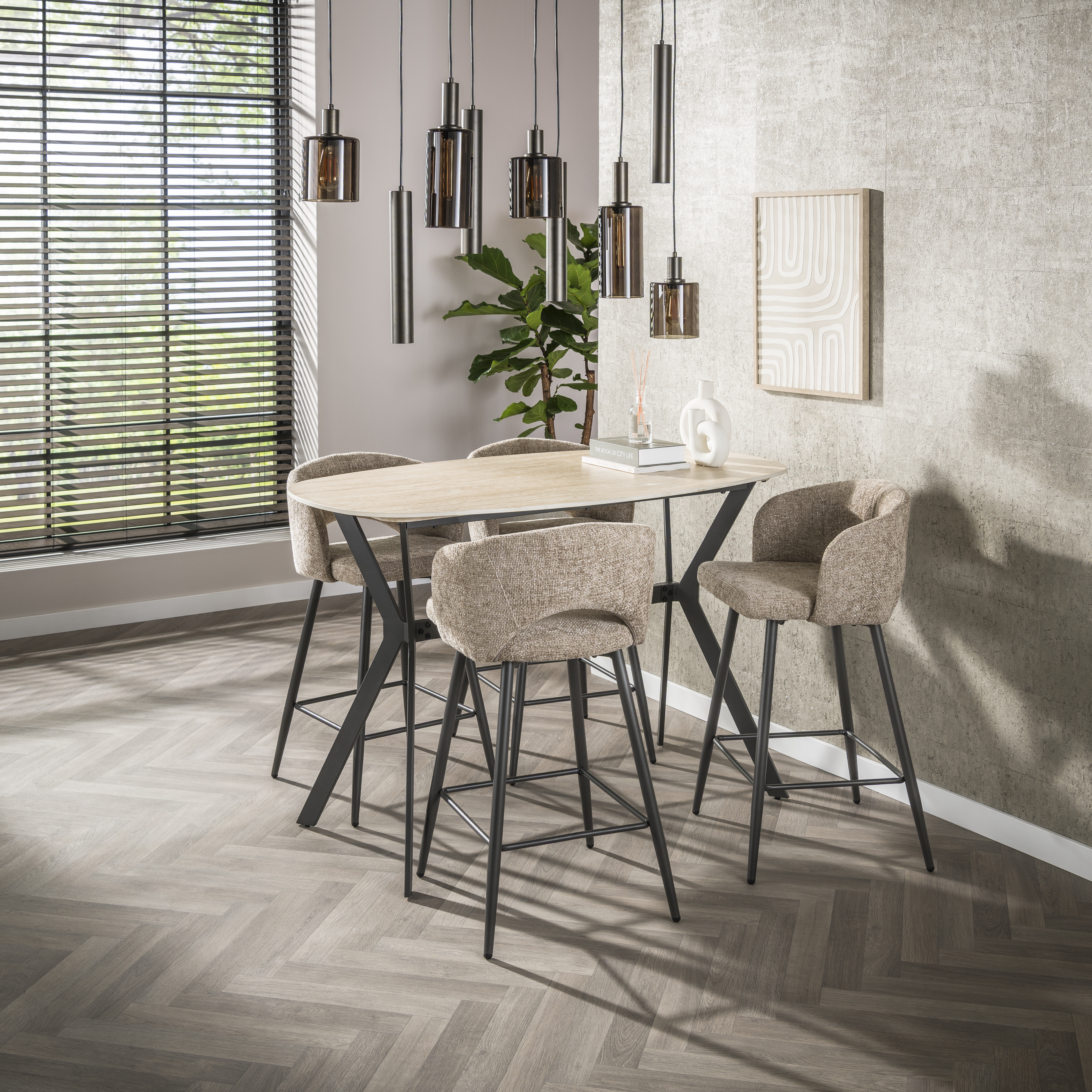 Barstol Salong - packad per 2 - Lastsand
