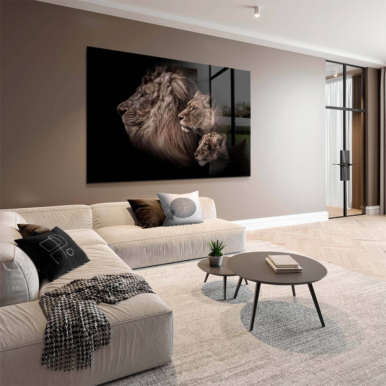 Lion Family – Glas