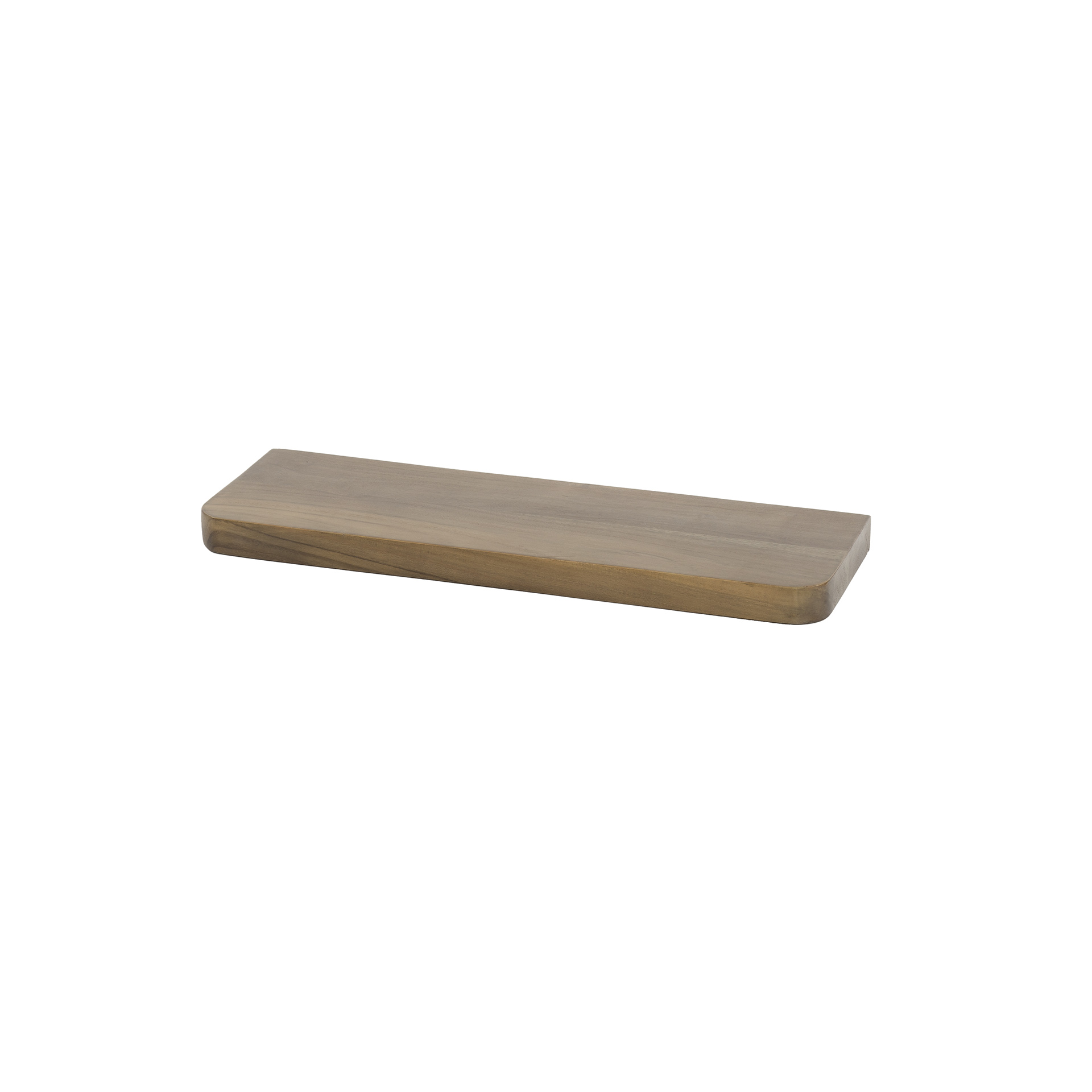 Vägghylla Carve 60 cm - Solid akaciabrun