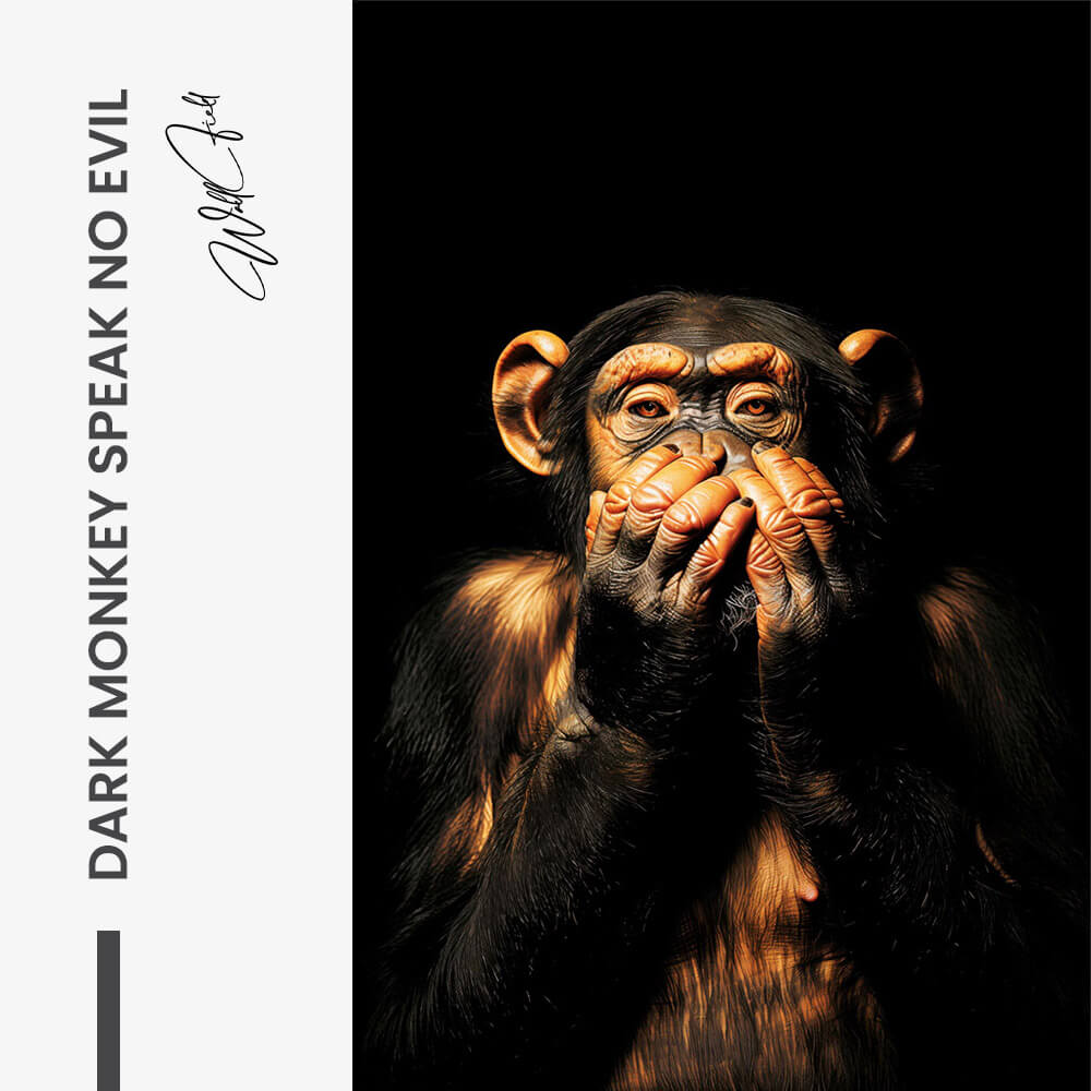 Dark Monkey Speak no Evil – Glas