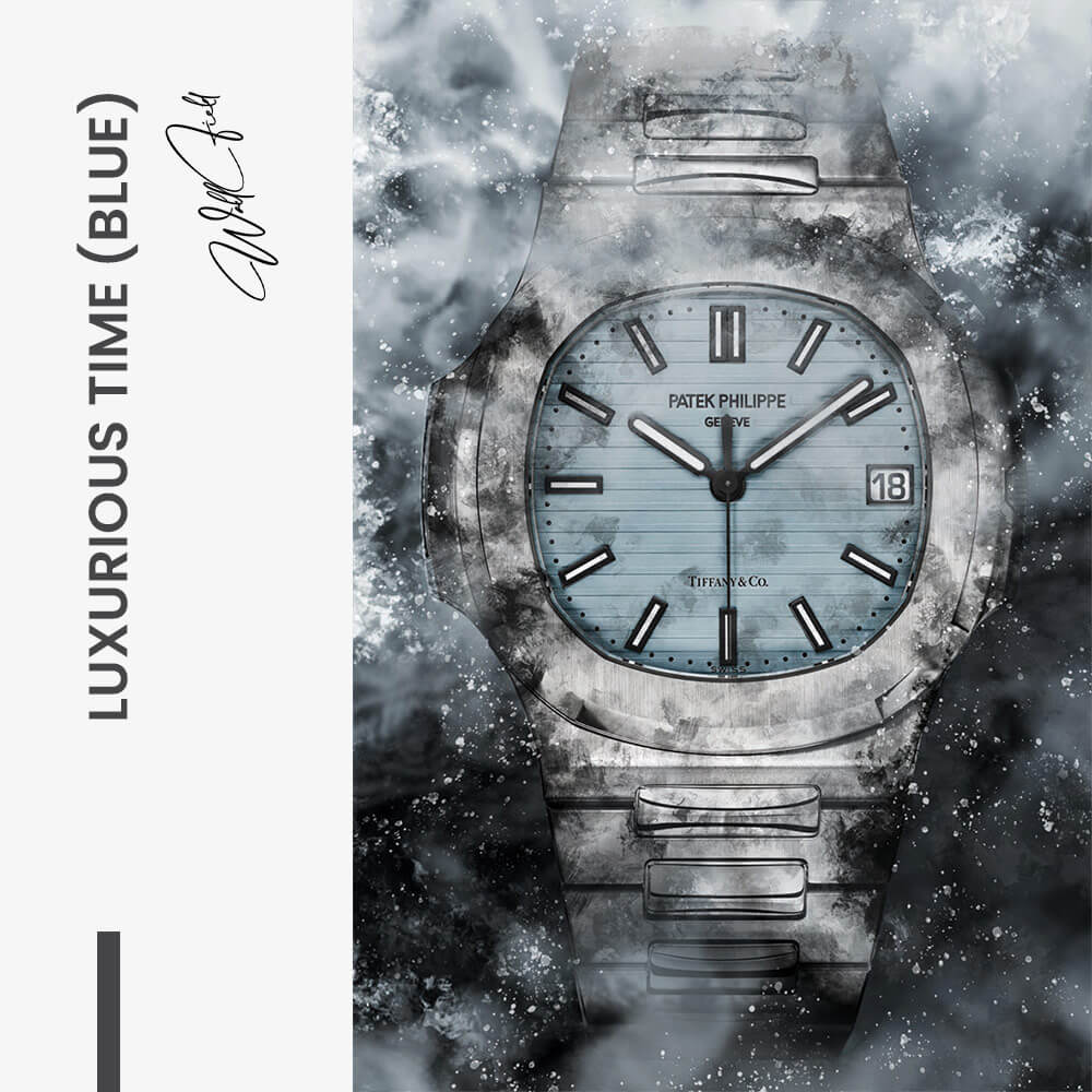 Luxurious Time (Blue) – Glas