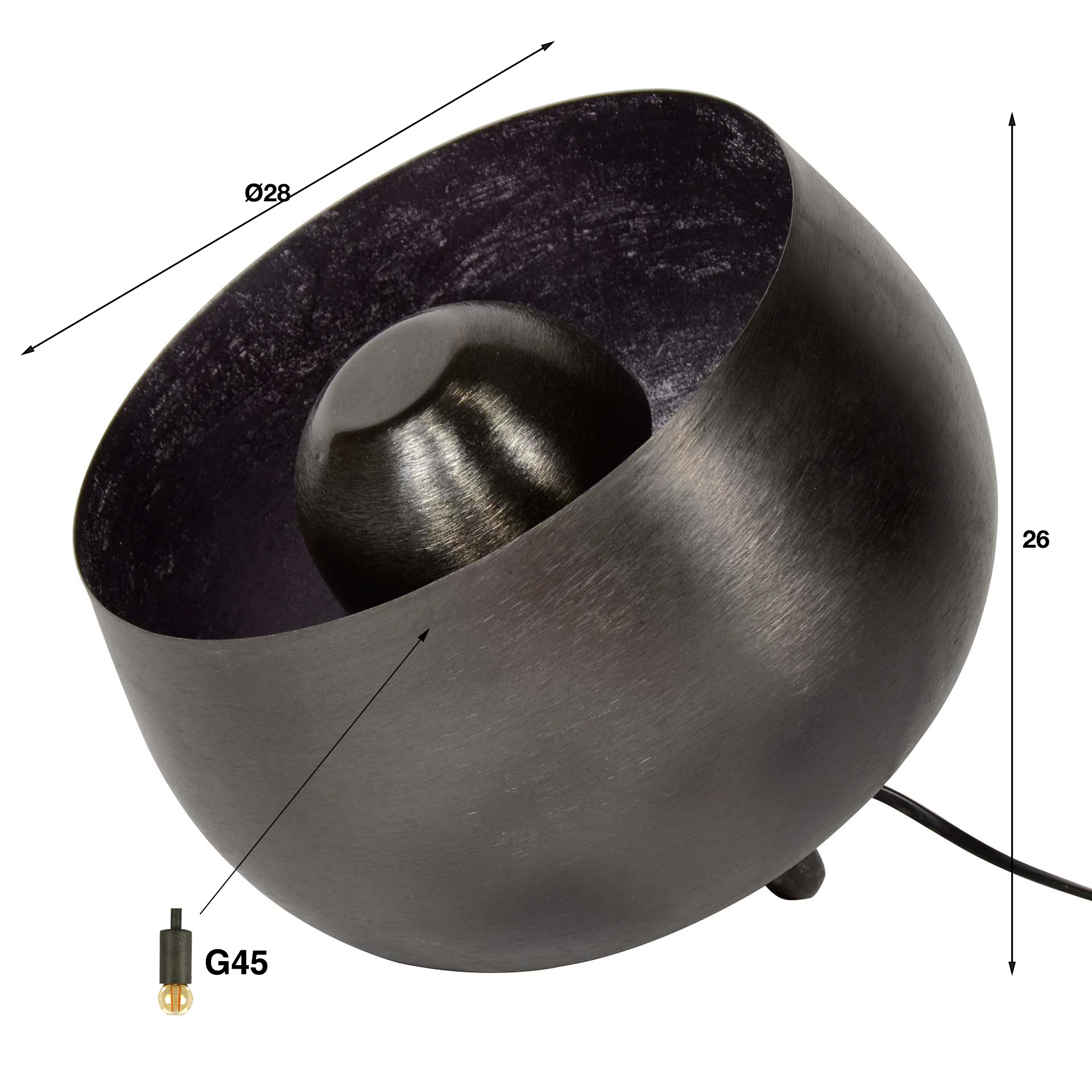 Cesto bordslampa