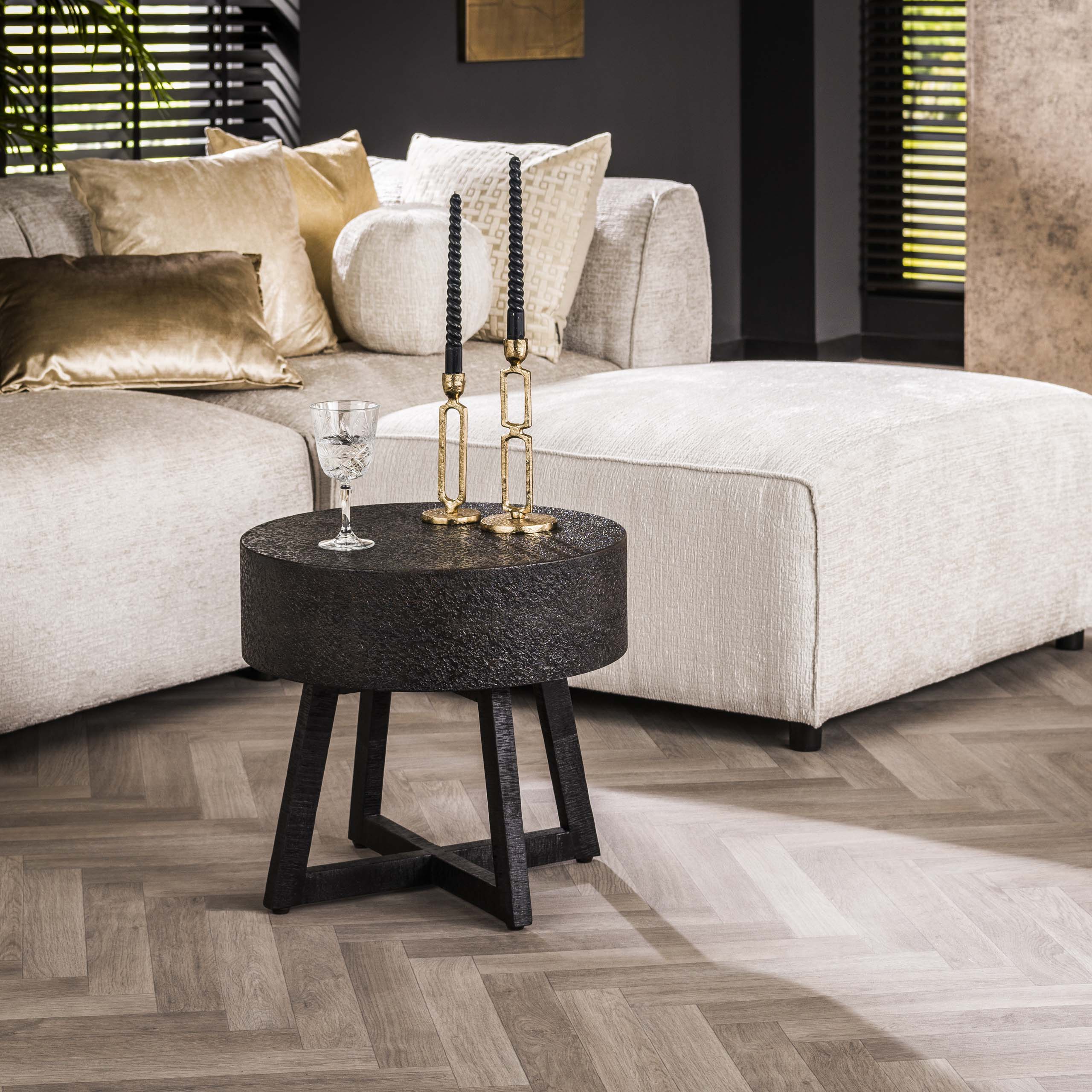 Soffbord D50 skrymmande ferro / Ferro metallic