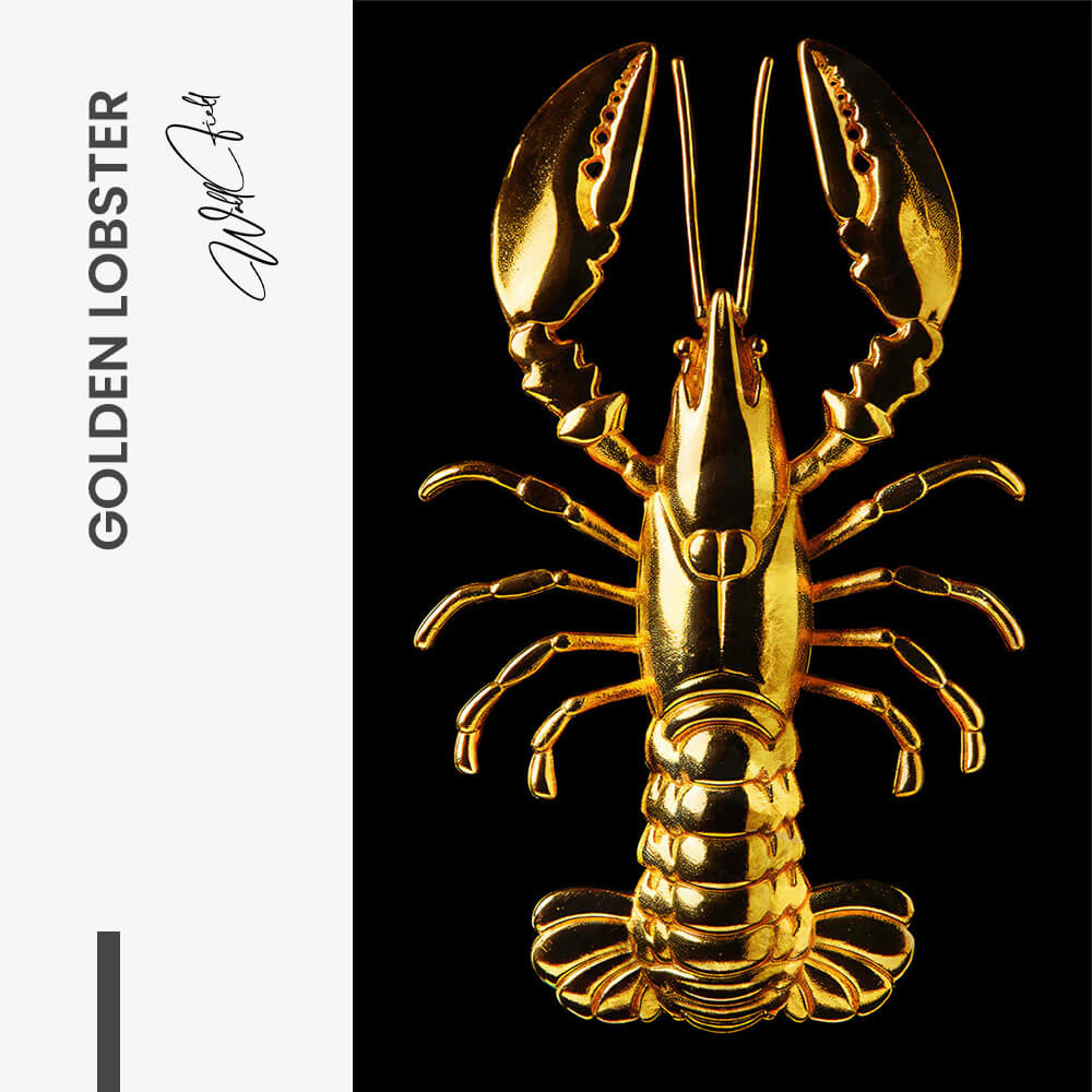 Golden Lobster – Glas