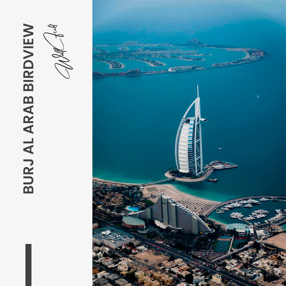 Burj Al Arab Birdview – Glas