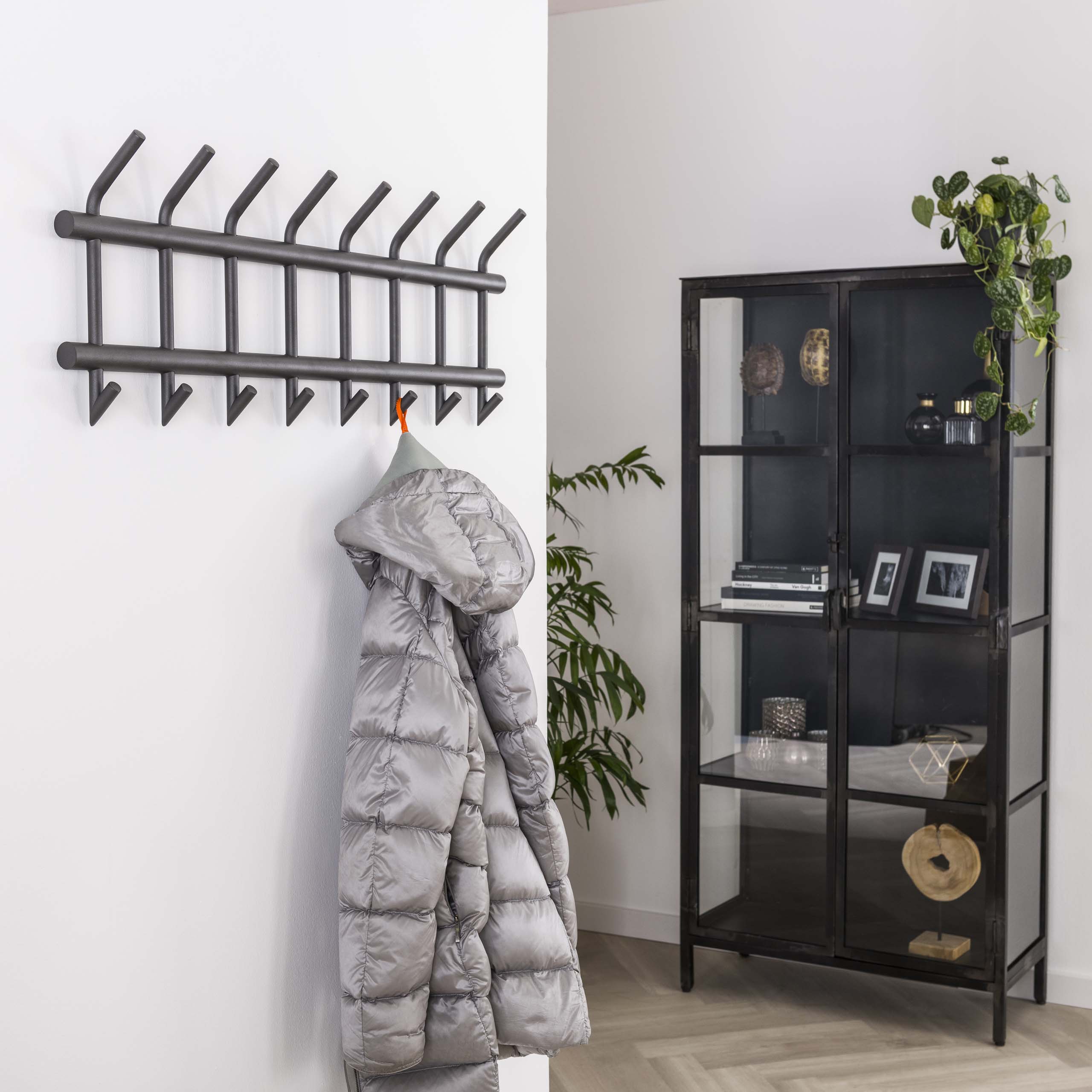 Klädställ Stålkrokar (8 krokar)