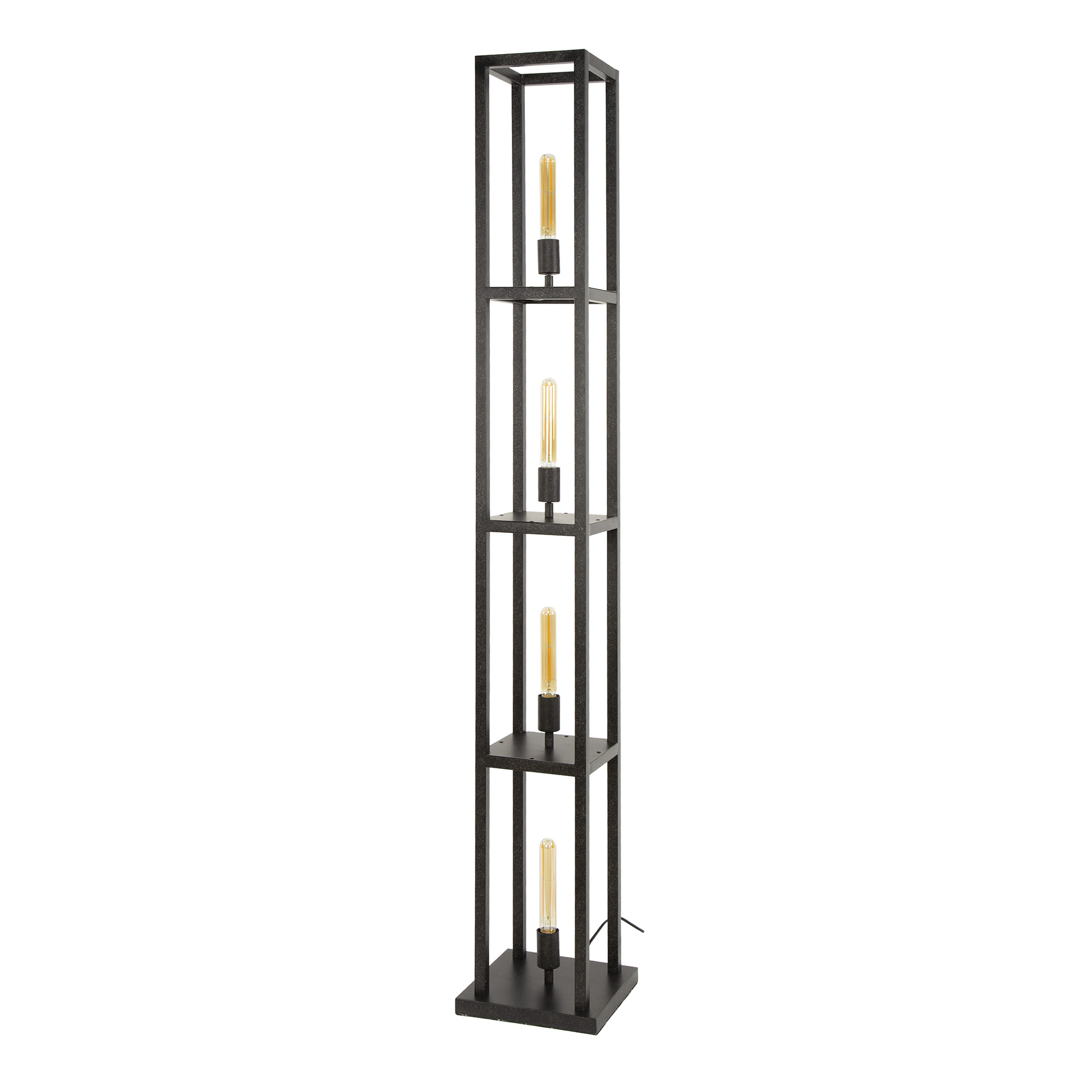 Golvlampa Quadra 4-light - Artic svart
