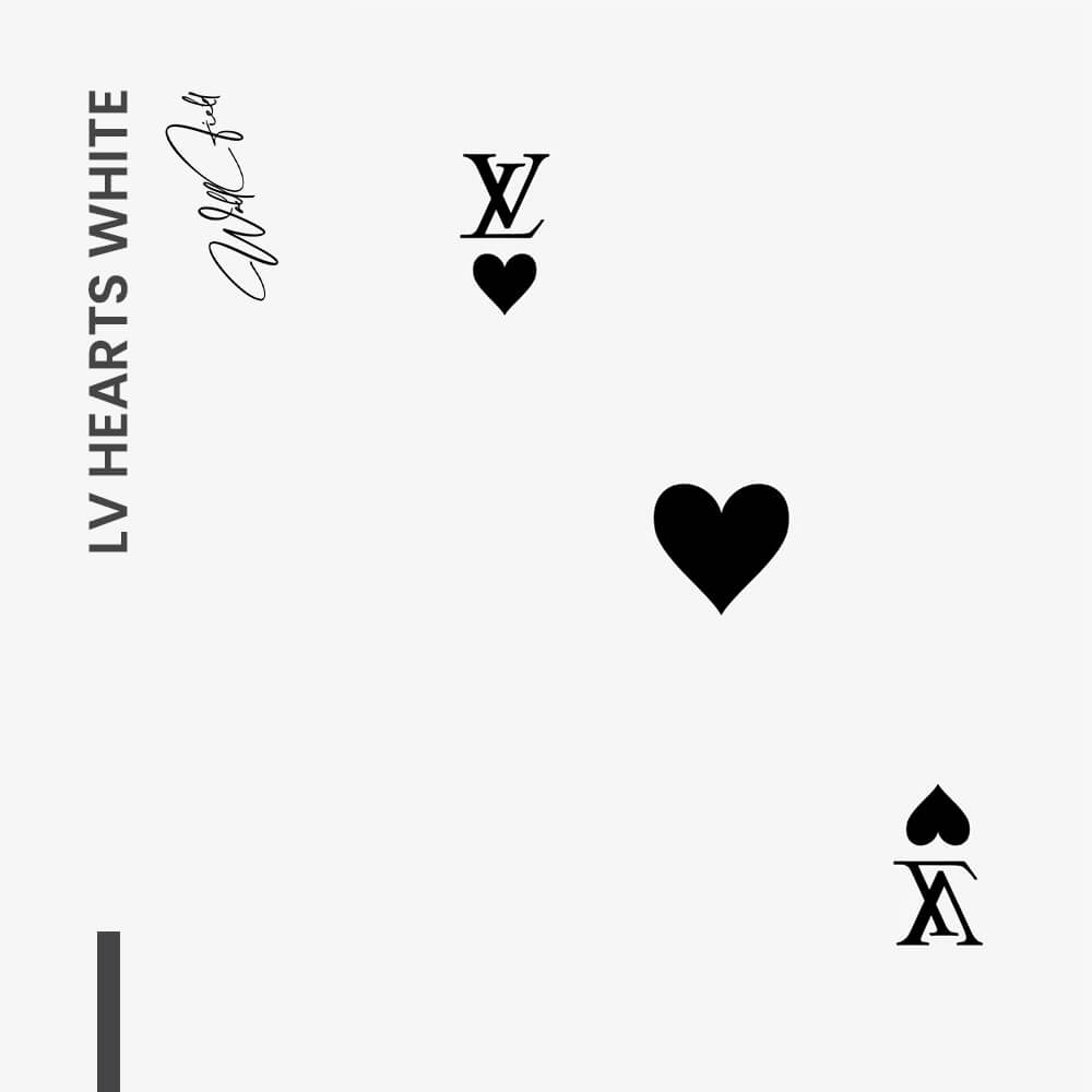 "LV Hearts White"