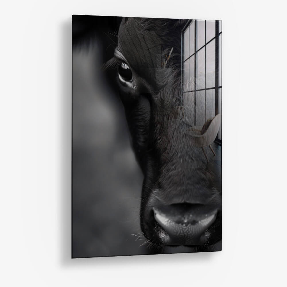 Cow Close-Up – Glas