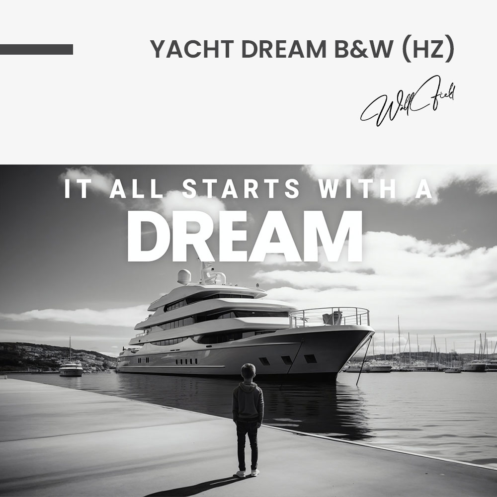 Yacht Dream B&W (HZ) – Glas