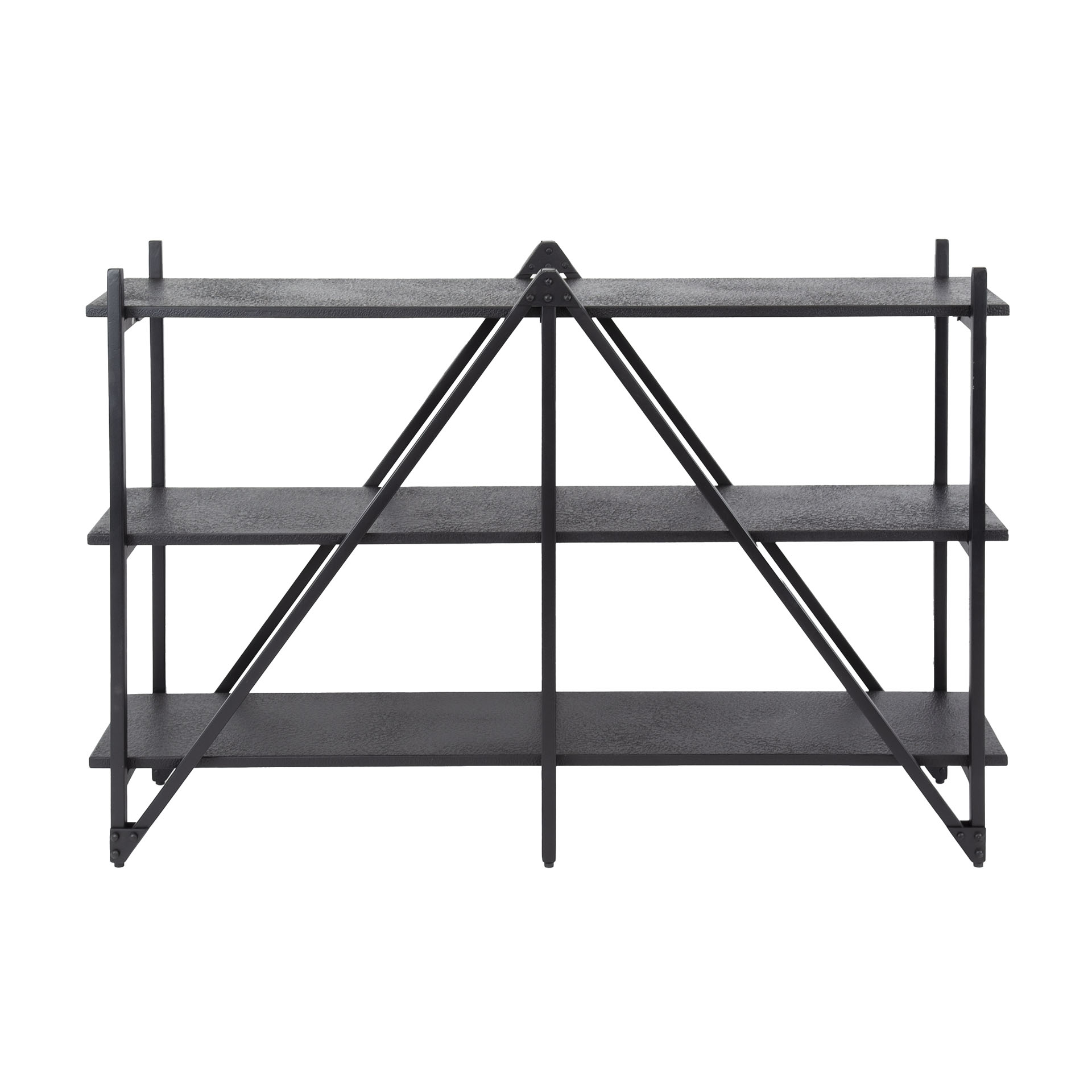 Väggställ Piega 3-lagers 130 cm - Grå