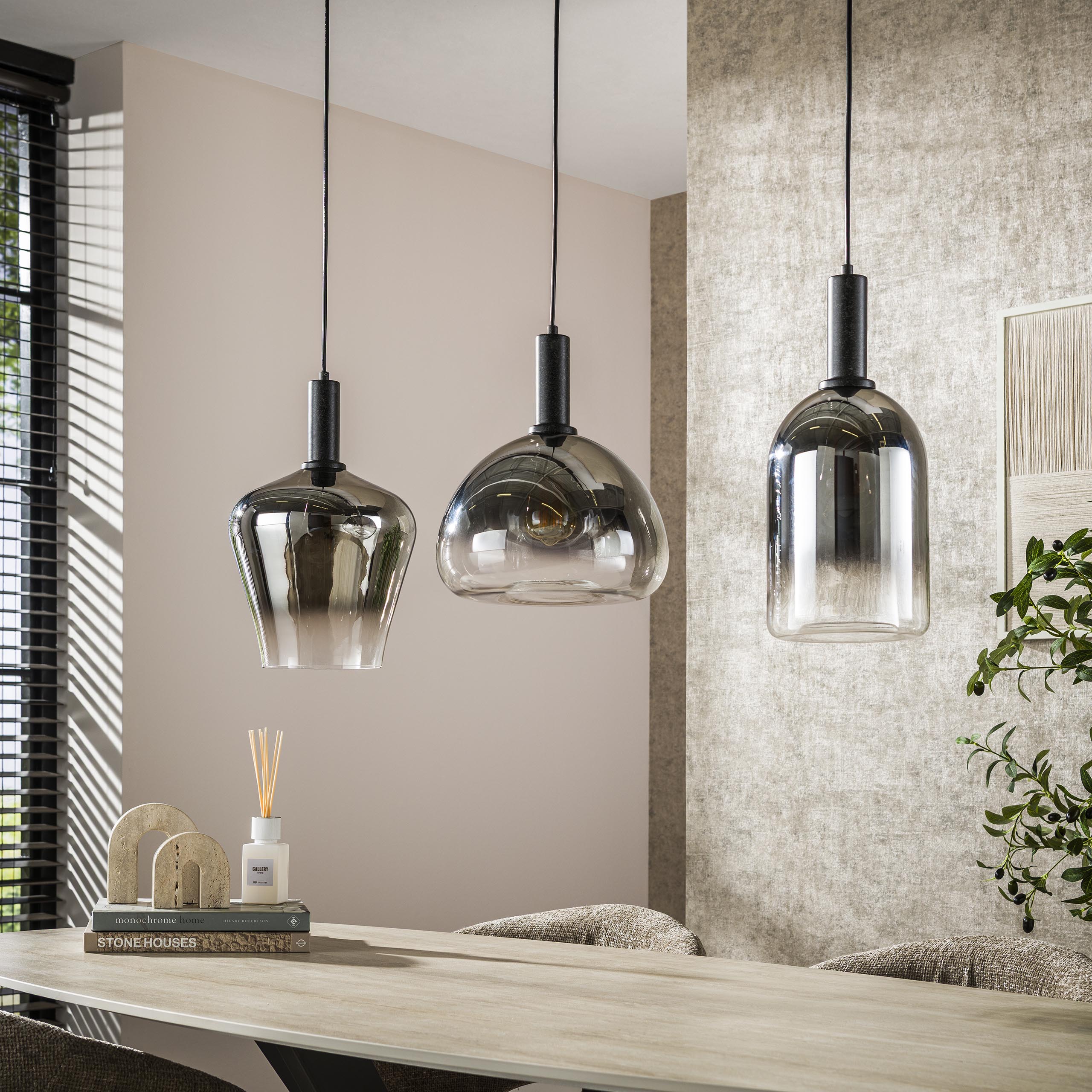 Hänglampa Zenith 3-light - Artic svart