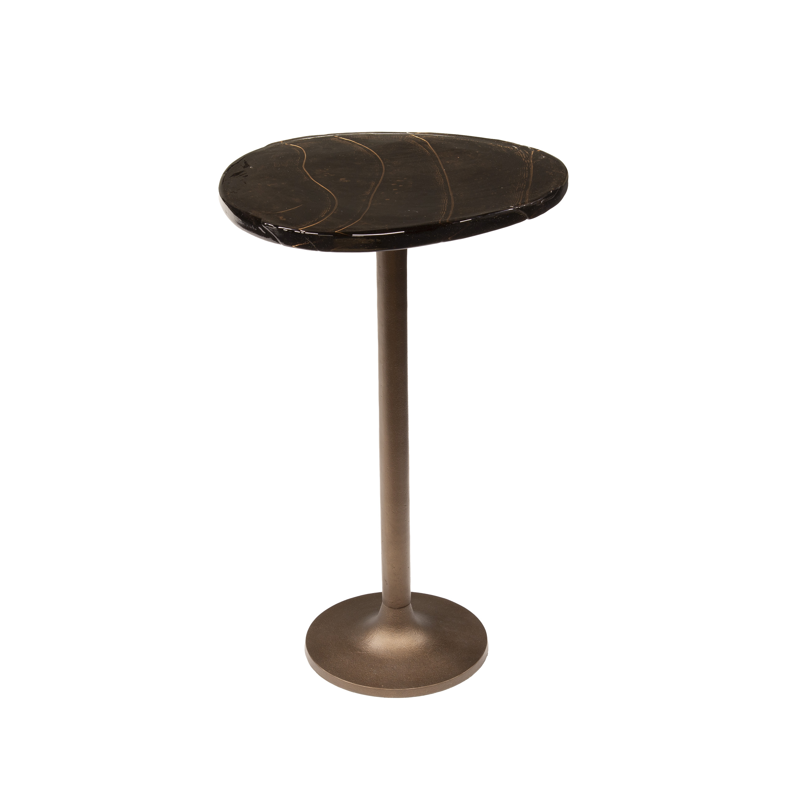 Sidobord Eclipse high - Antik koppar