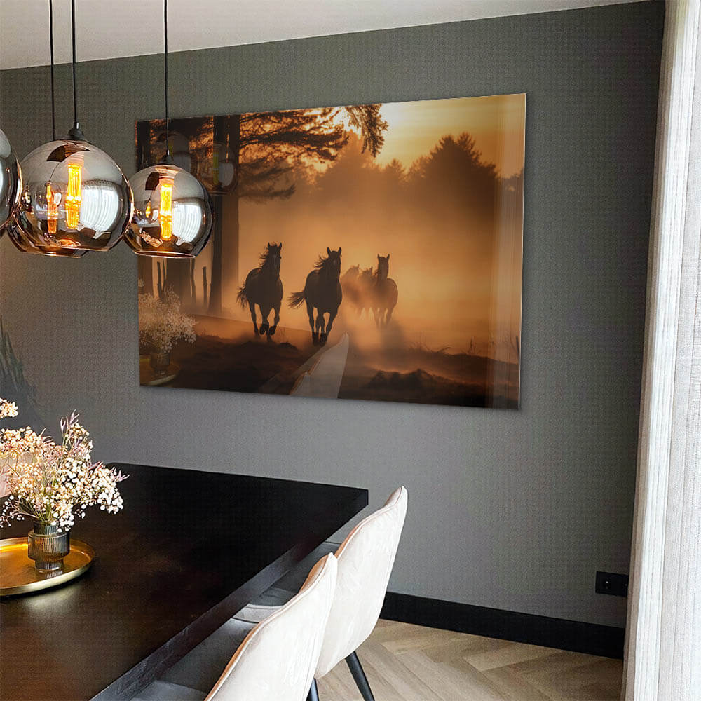 Running Horses – Glas
