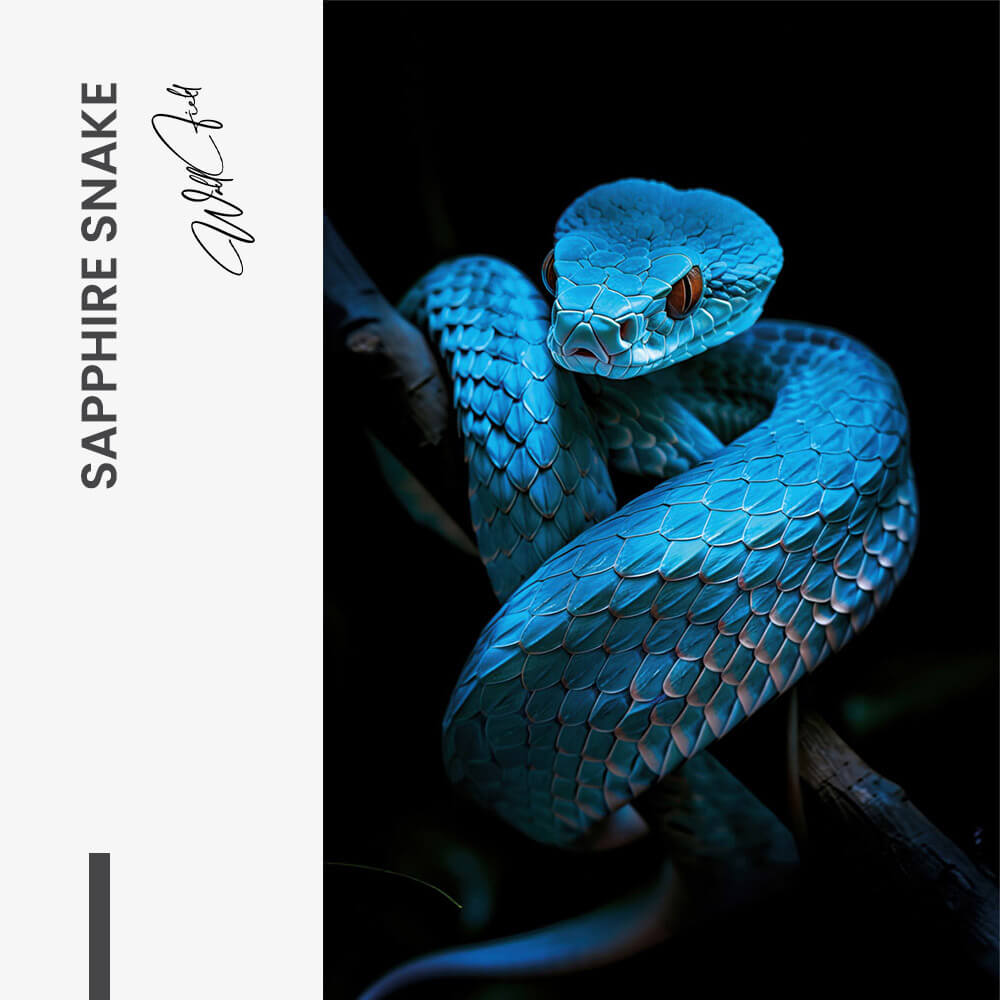 Sapphire Snake – Glas