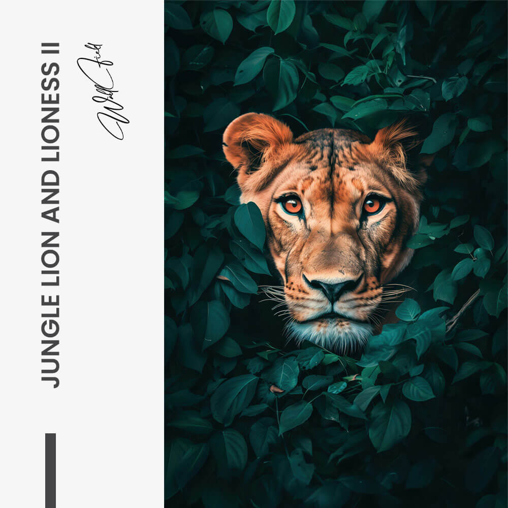 Bundle: "Jungle Lion and Lioness" (2x)
