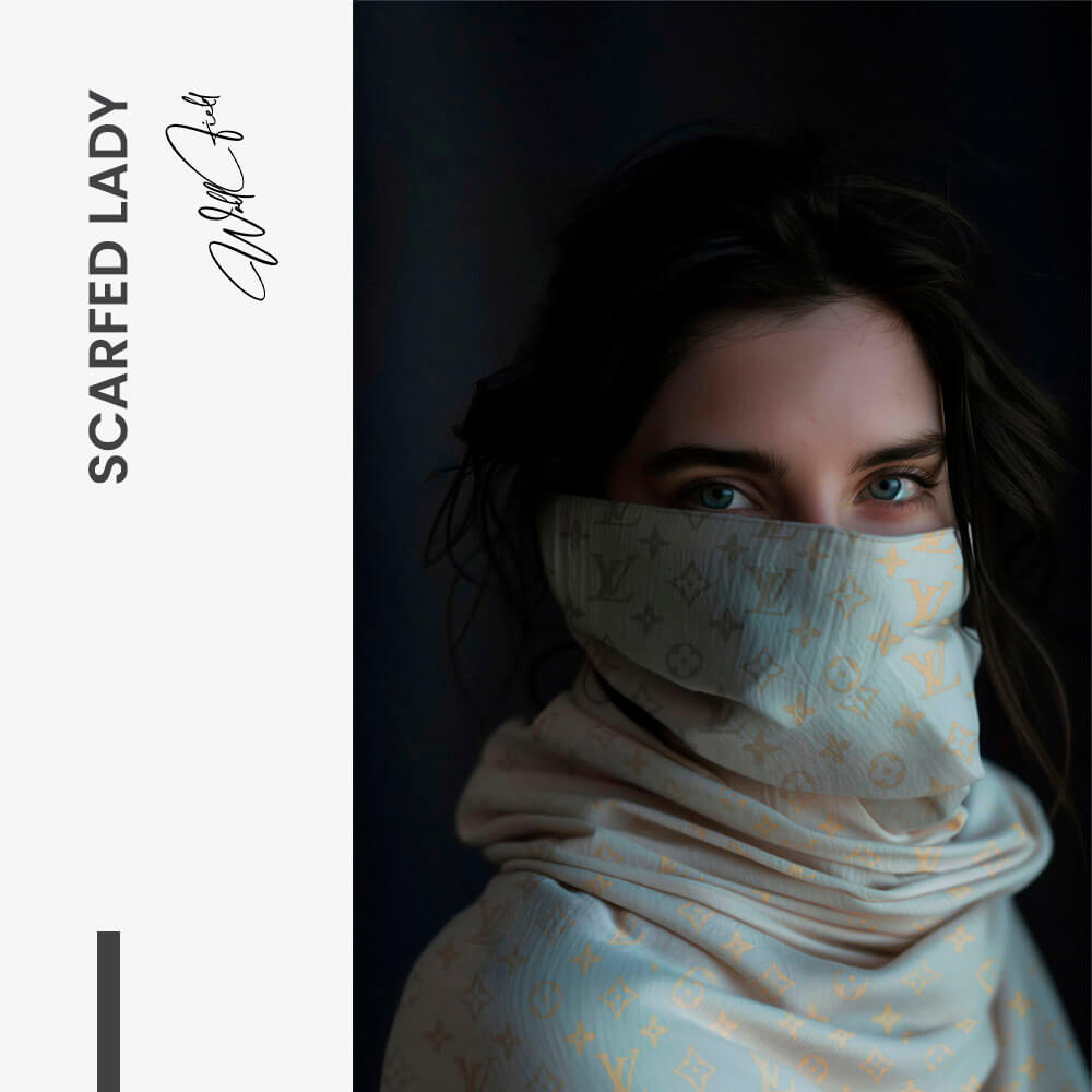 Scarfed Lady – Glas