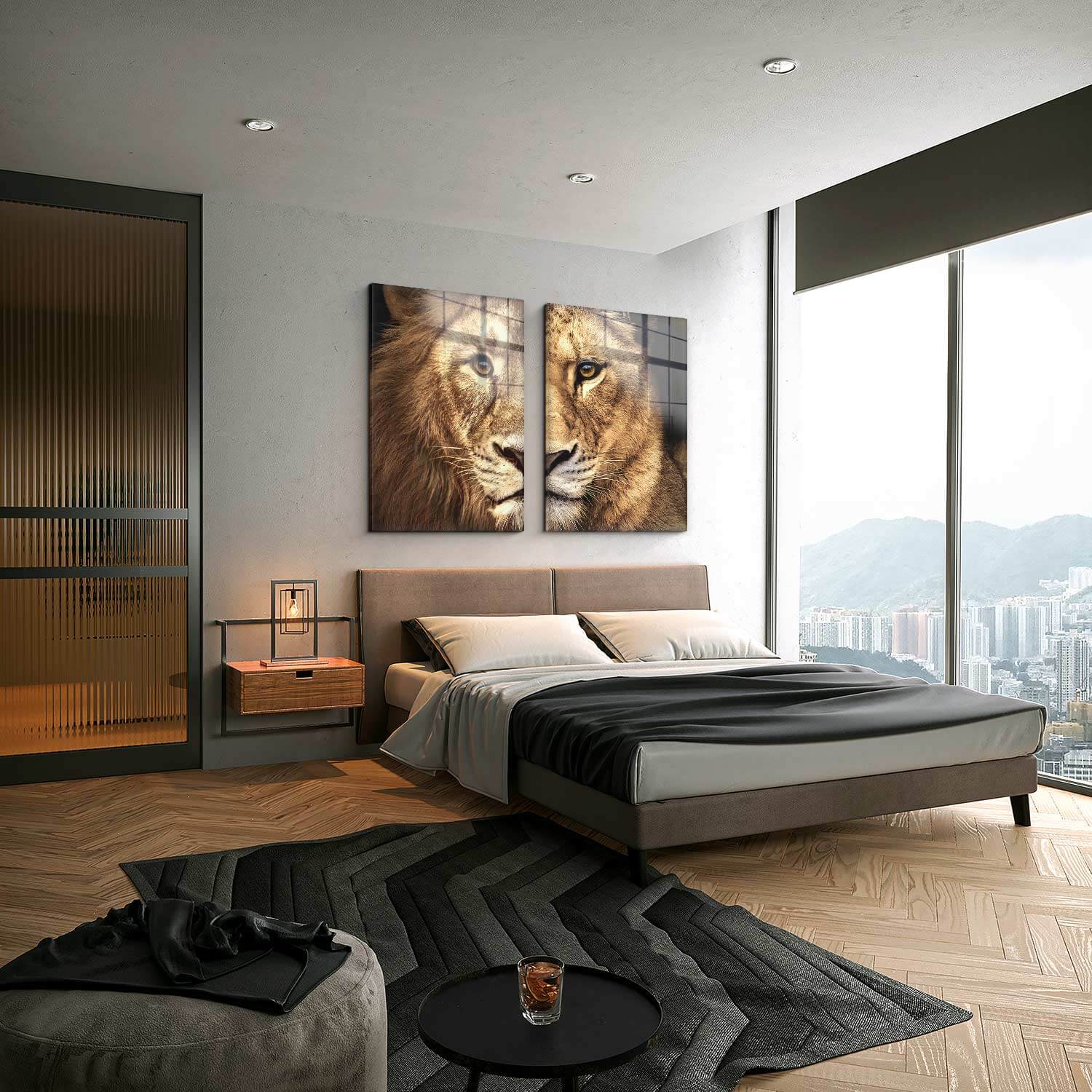 Bundle: "Lion & Lioness Color" (2x) – Glas