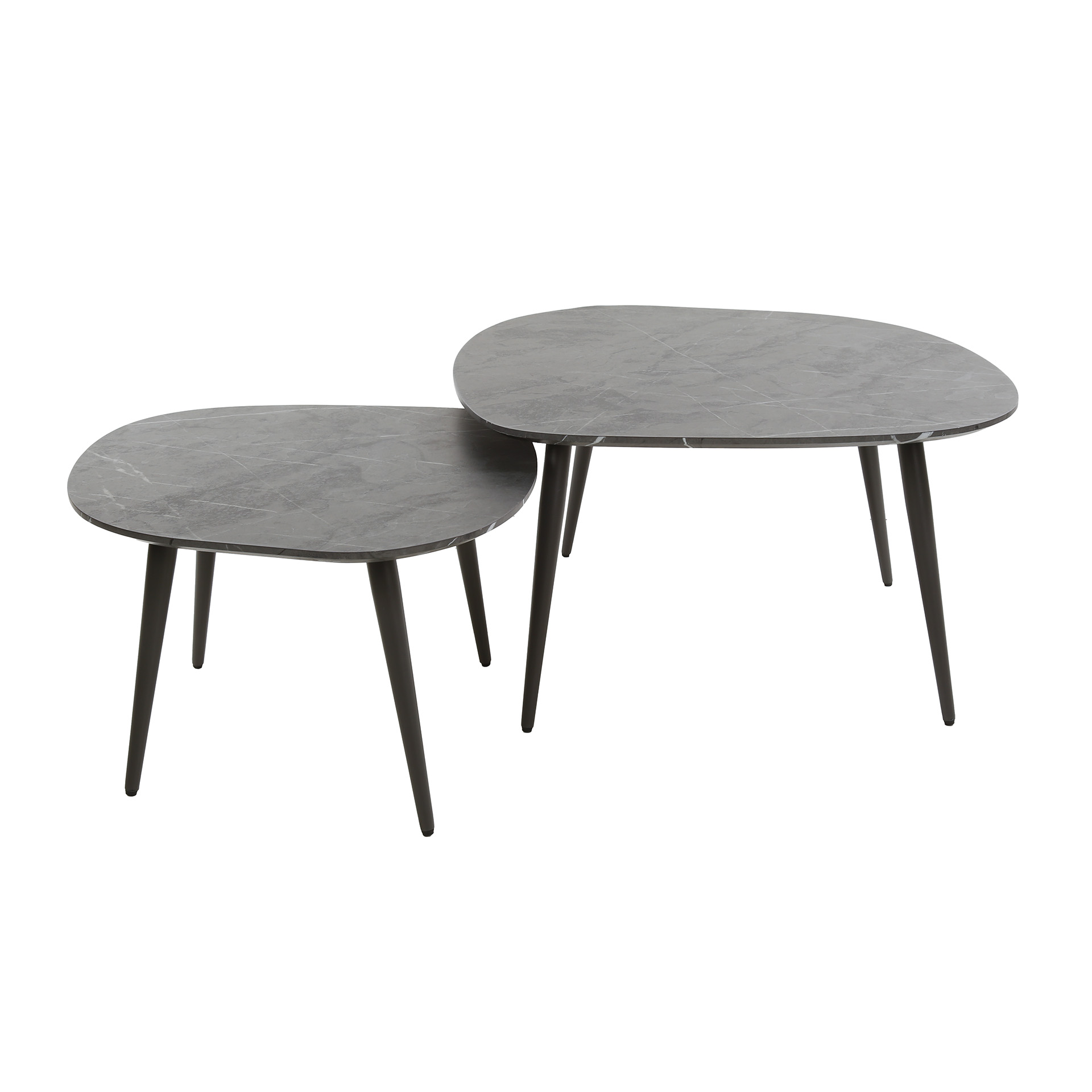 Soffbordsset/2 rock organic / 3D svartbrun