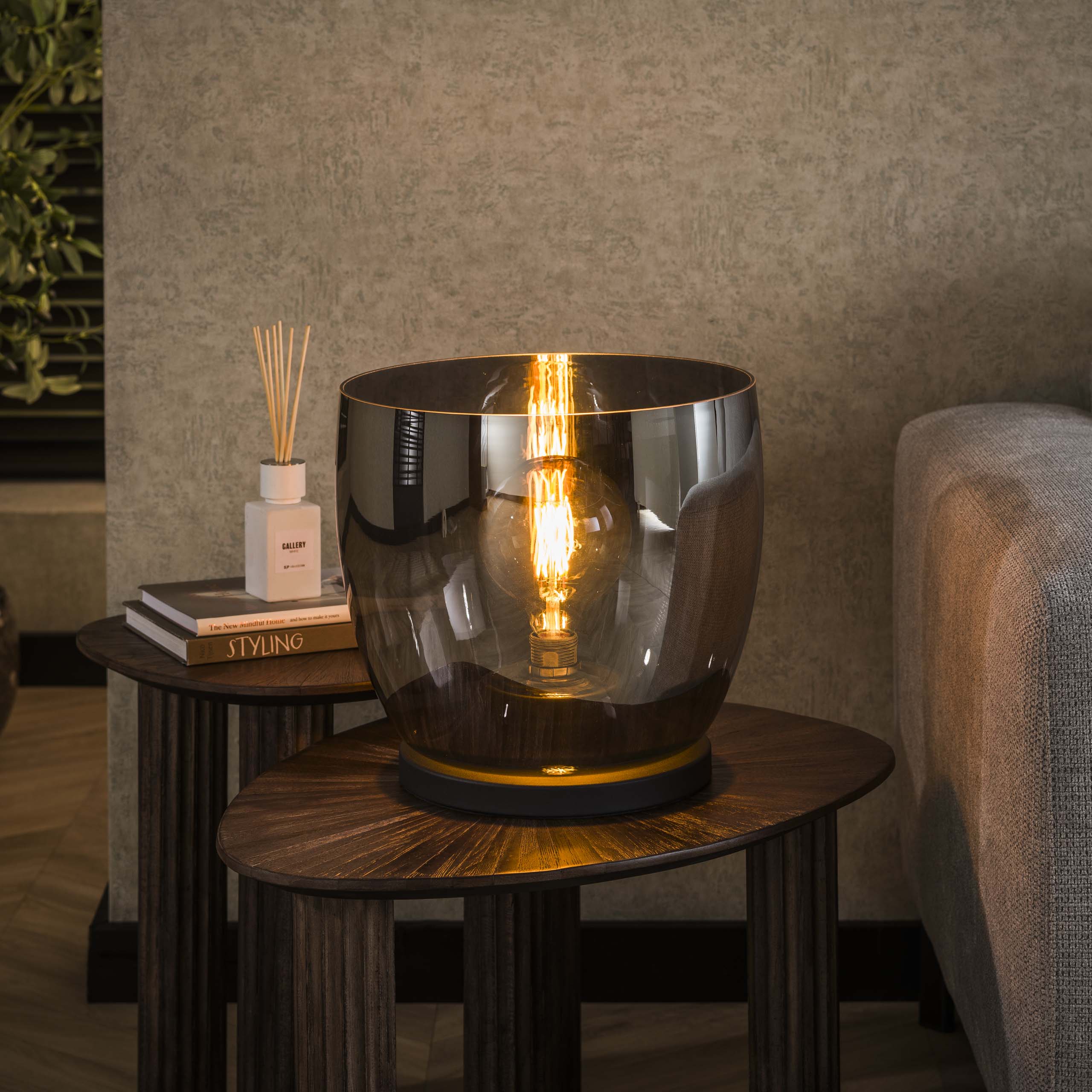 Golvlampa UP XL 1-ljus - Rökgrått glas