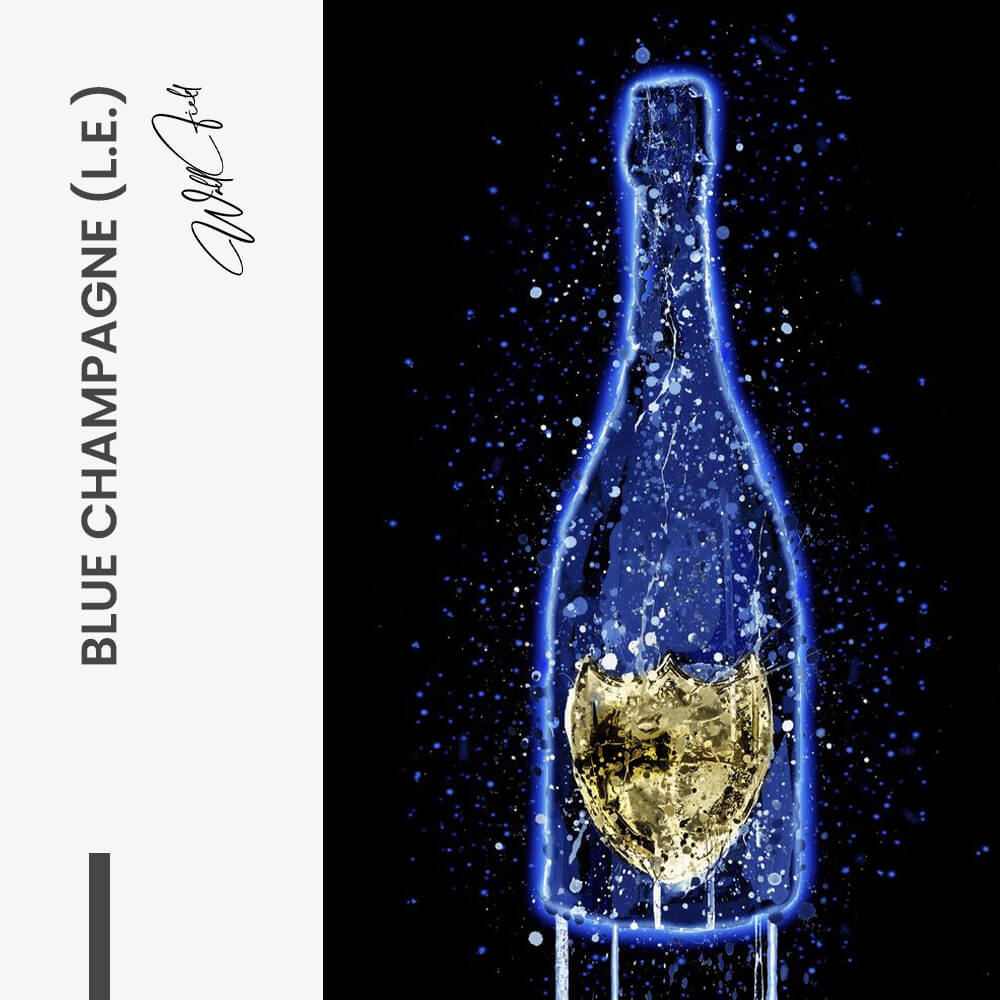 Blue Champagne (Limited Edition) – Glas