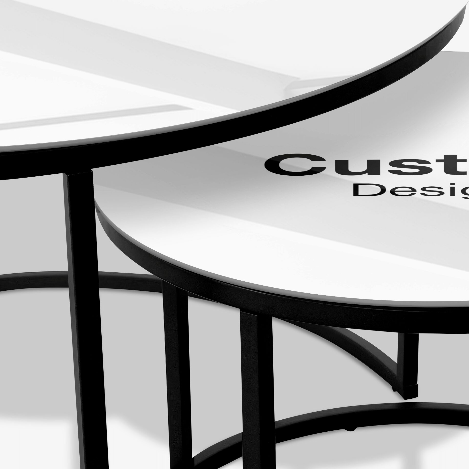 Soffbord Svart - Custom