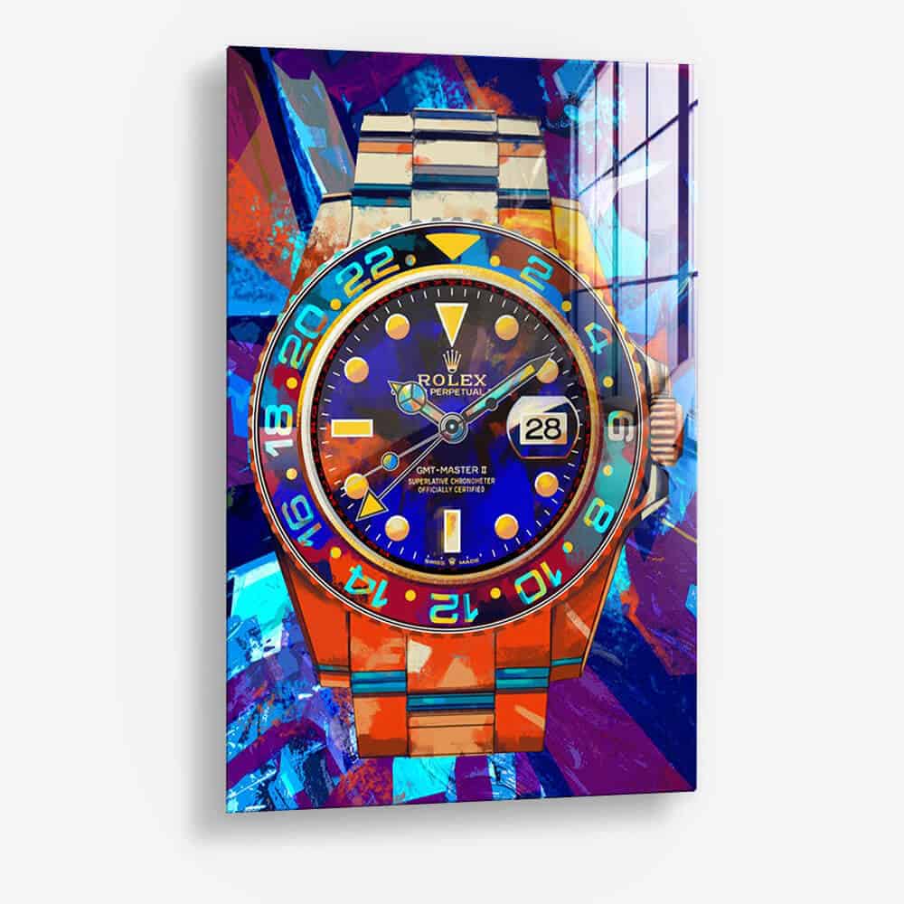 The Colored Watch - Glas