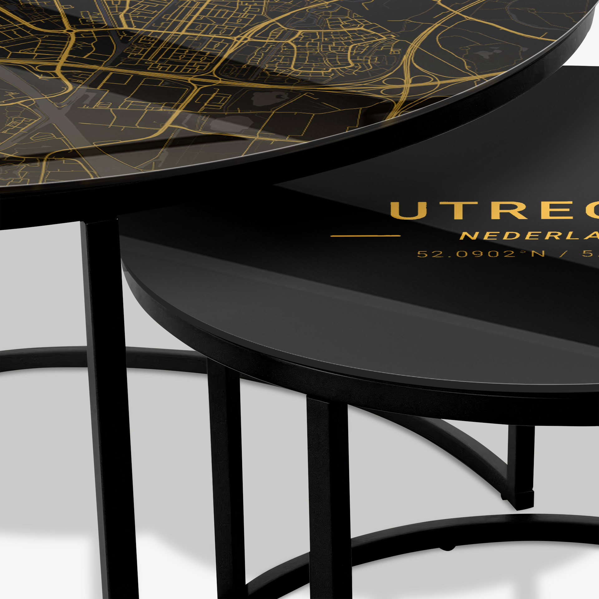 Soffbord Svart - Utrecht Gold