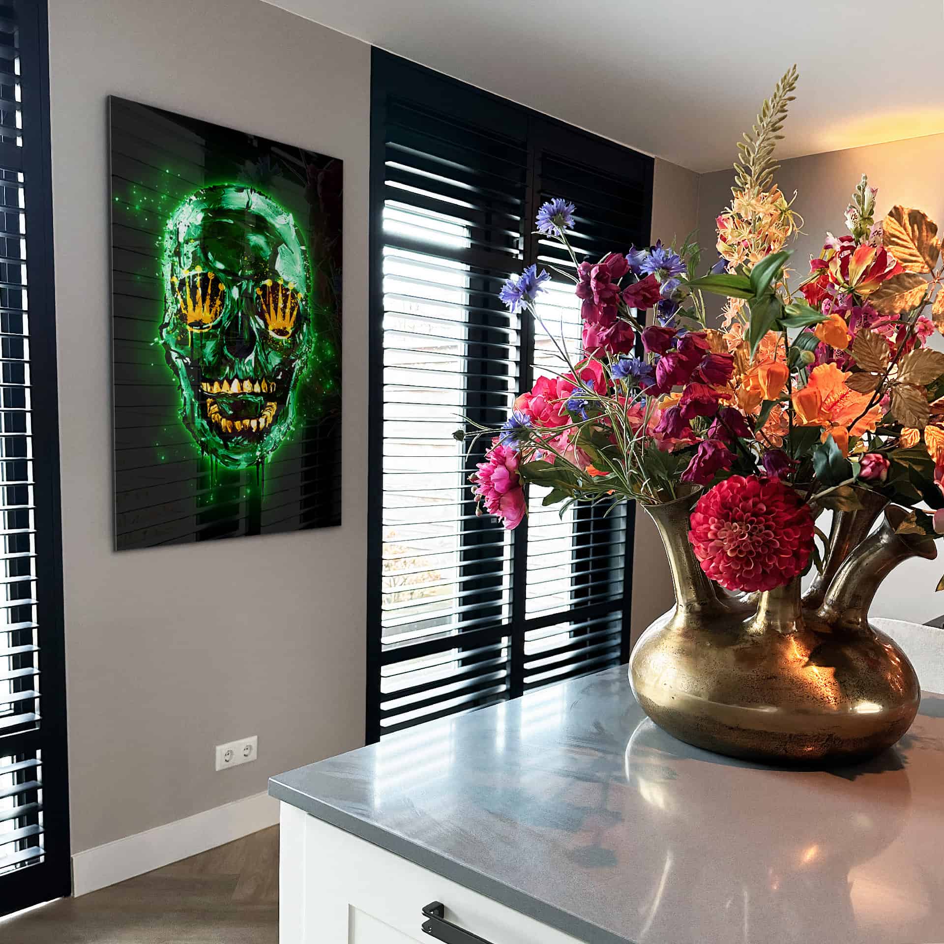 Green Skull (Limited Edition) - Glas