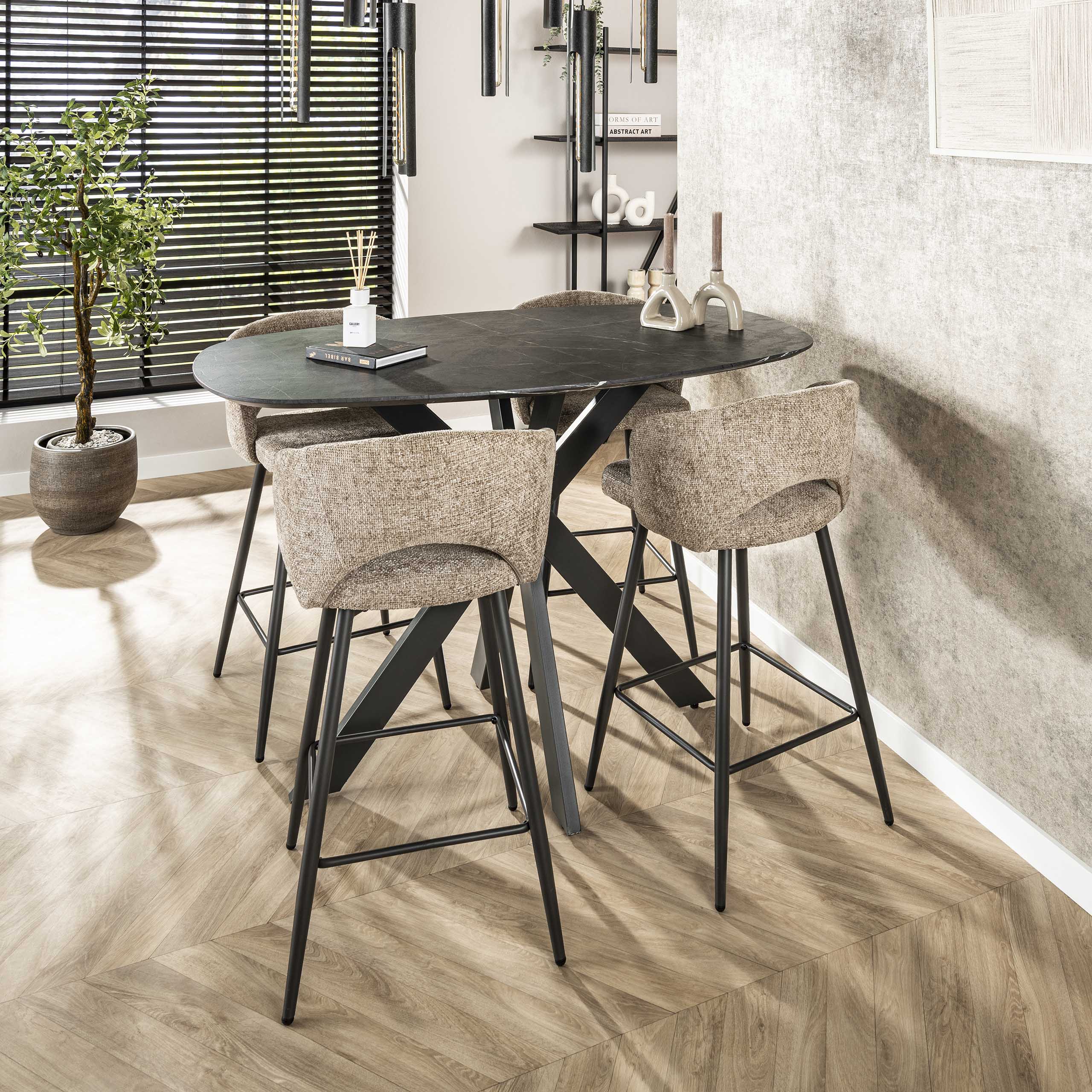 Barstol Salong - packad per 2 - Lastsand