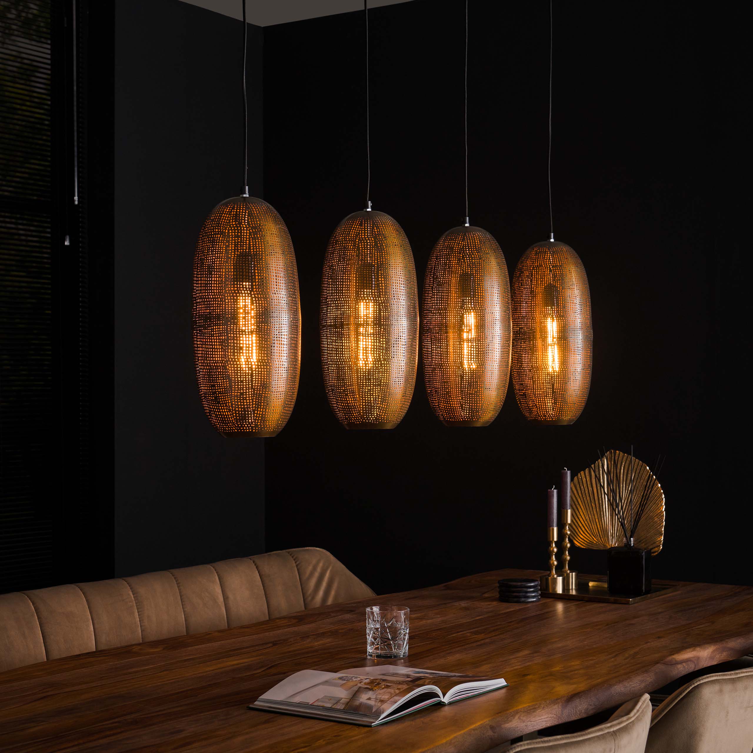 Hänglampa 4L cosmic / Bronze antik