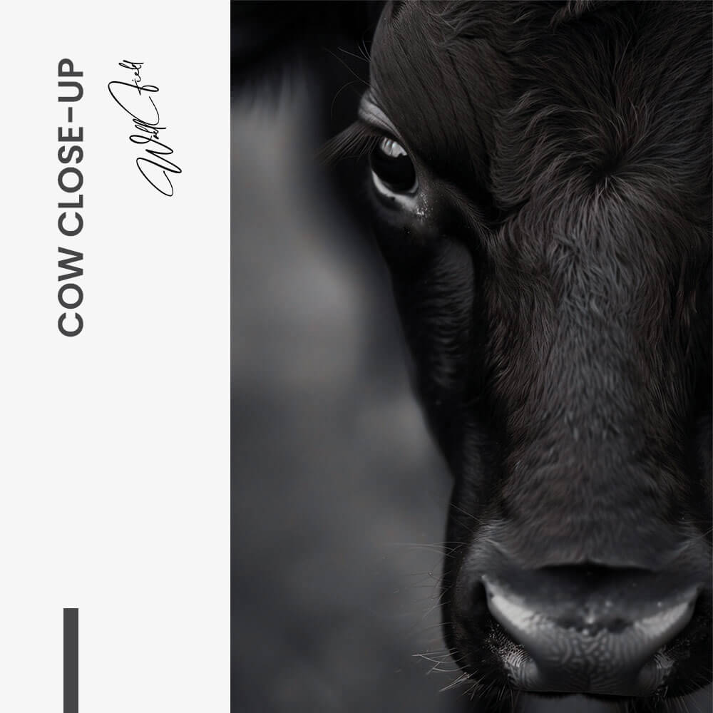 Cow Close-Up – Glas